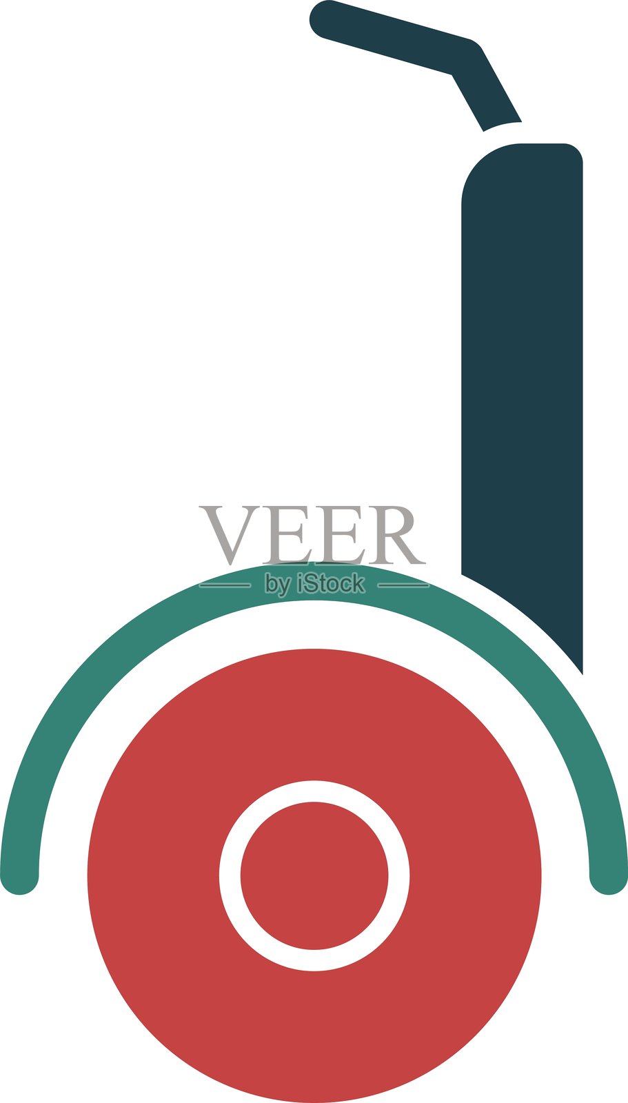 赛格威图标多色彩插画图片素材