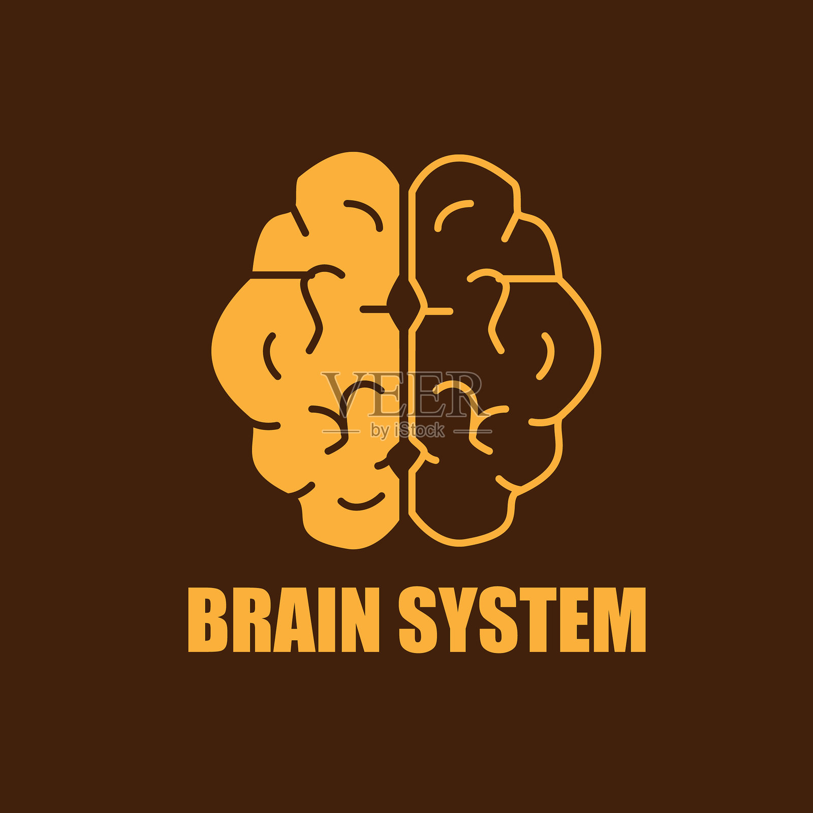 创意大脑矢量设计插画图片素材