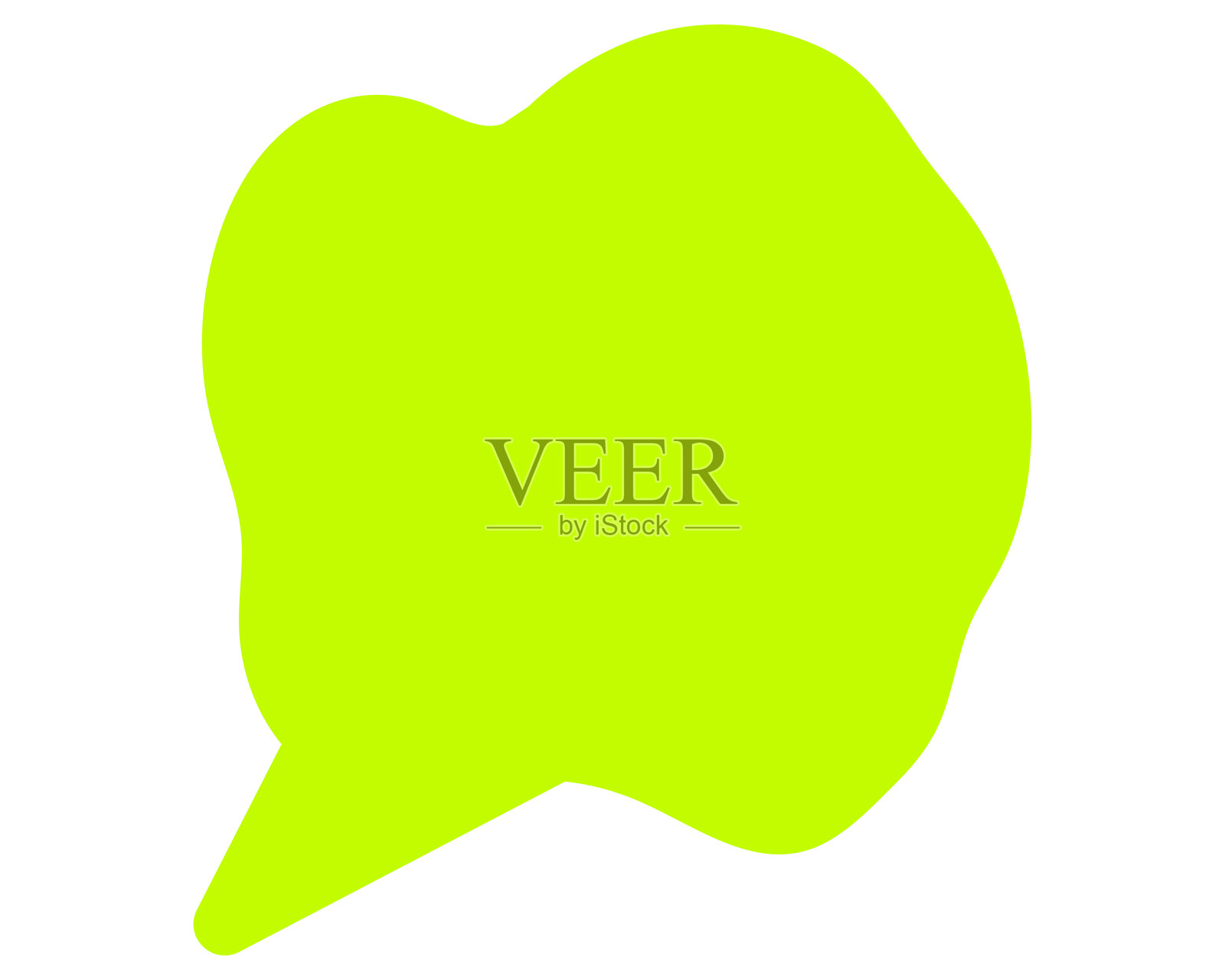 简单的颜色爆炸柔和线条云朵形状插画图片素材