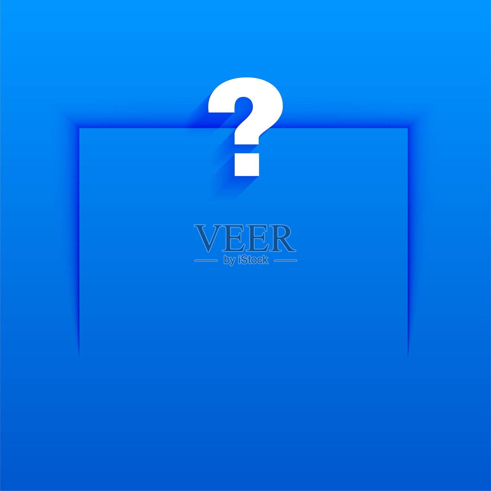 用问号背景设计来消除疑虑插画图片素材