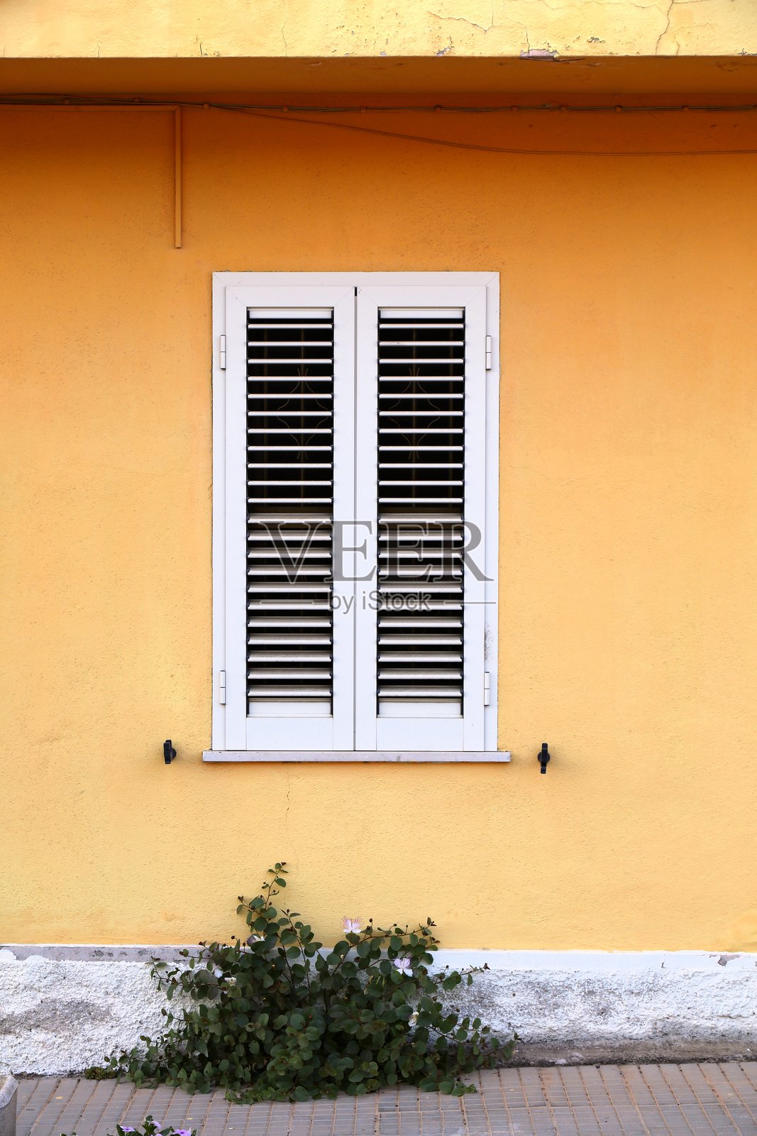 意大利撒丁岛波萨达镇的街道照片摄影图片