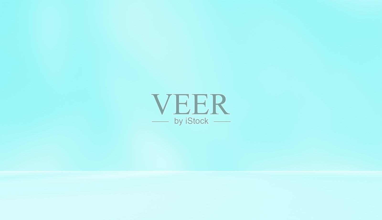 空荡荡的蓝色房间工作室,墙壁和地面上有树叶的阴影,适合产品展示。阳光效果的阴影。照片摄影图片