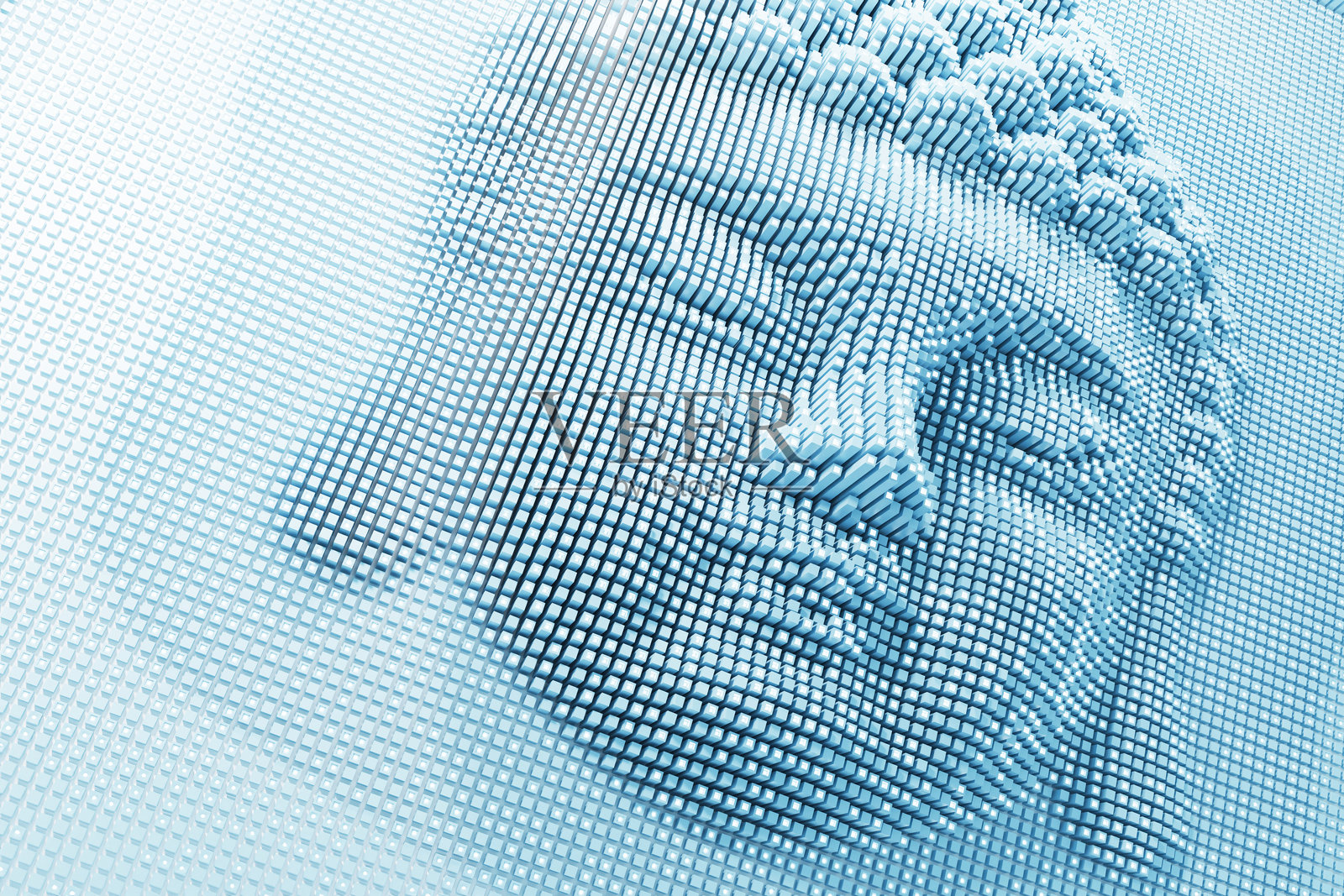 佛像透过数字柱子显现,背景壁纸照片摄影图片