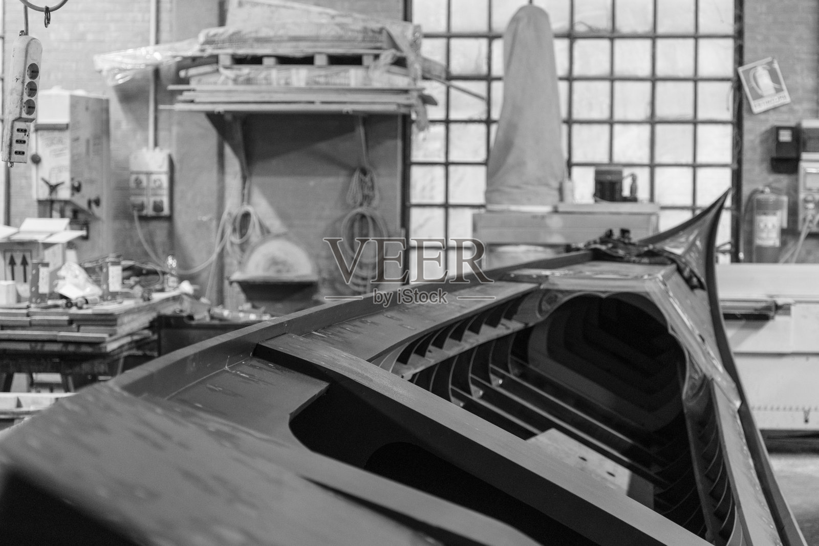 贡多拉车间内部照片摄影图片