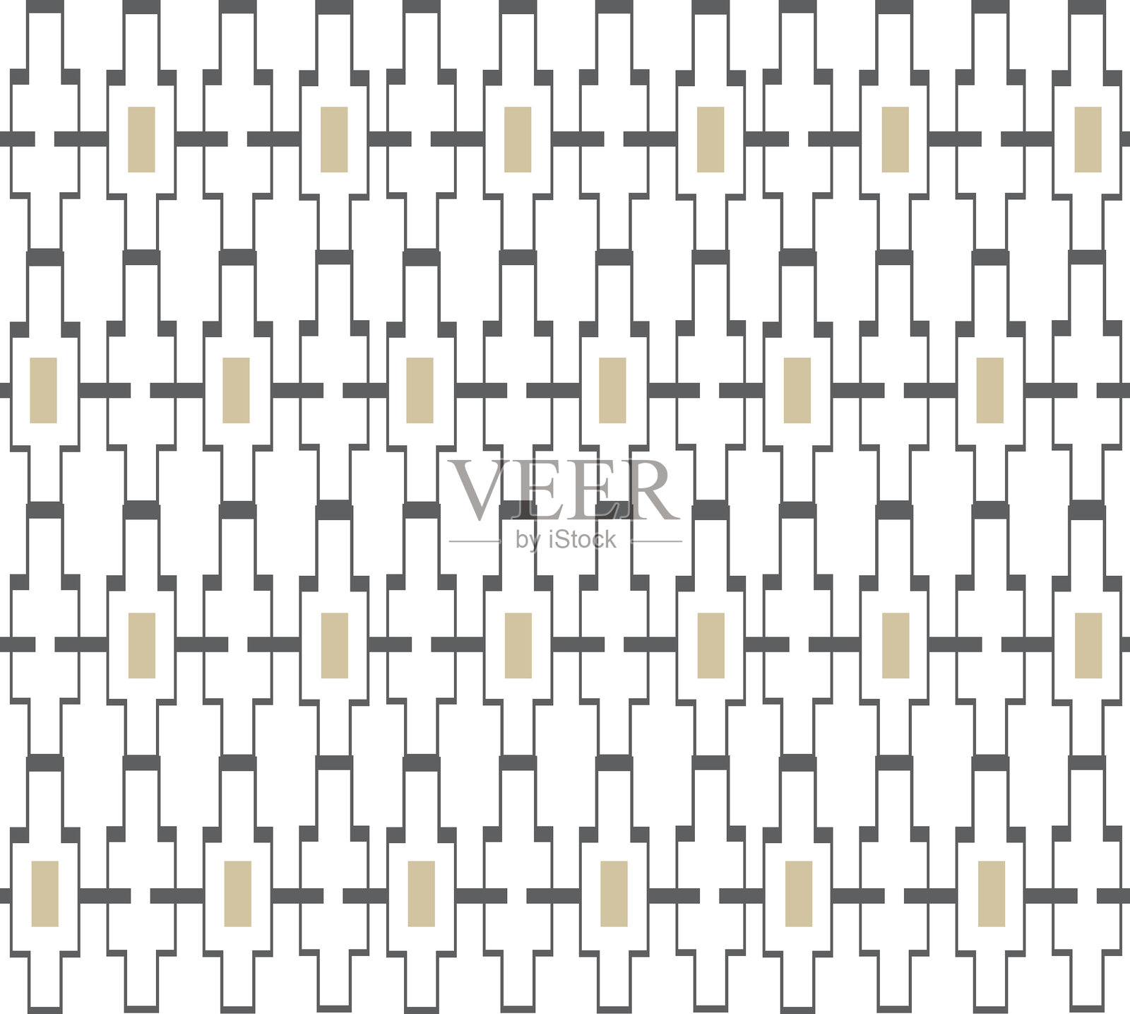抽象几何无缝图案。线性矩形装饰背景。网格装饰内部纹理插画图片素材