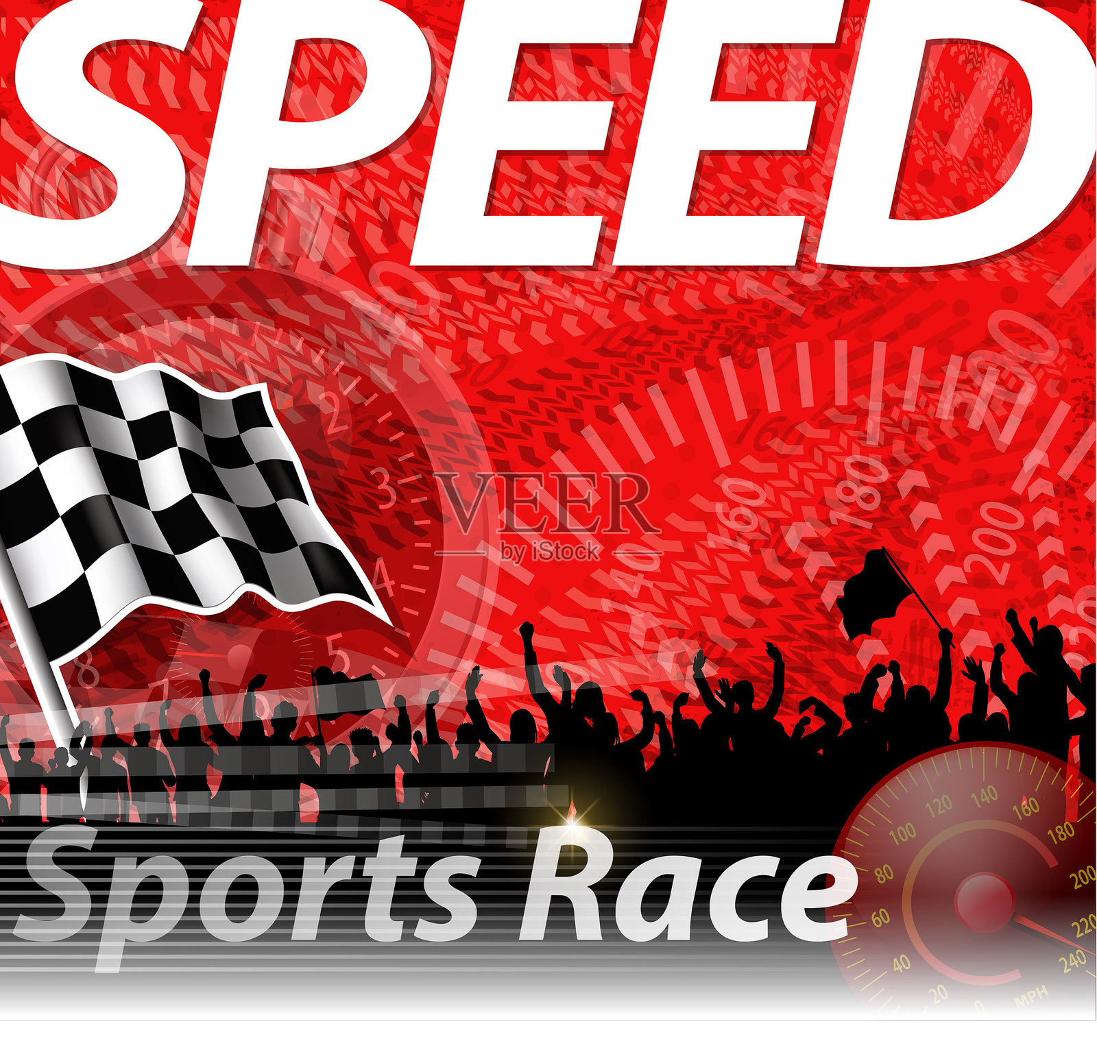 夏季比赛插画图片素材