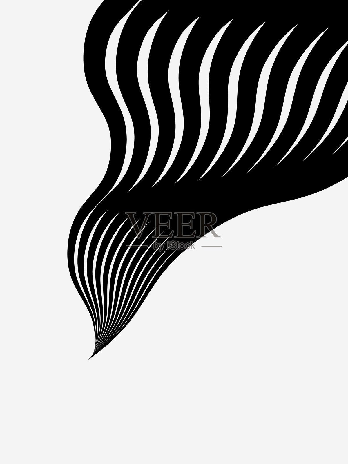 抽象黑白运动波纹条纹图案背景插画图片素材