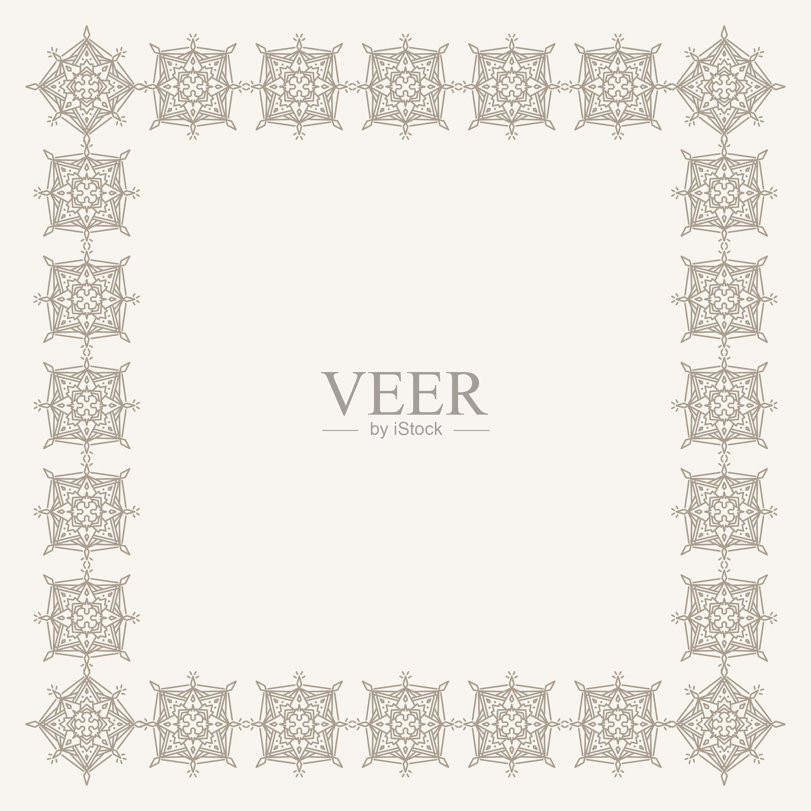 极简手绘矢量框架。插画图片素材