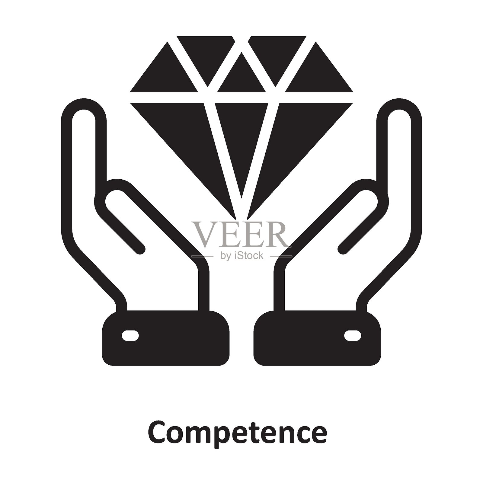 可轻松修改或编辑的能力矢量图标插画图片素材