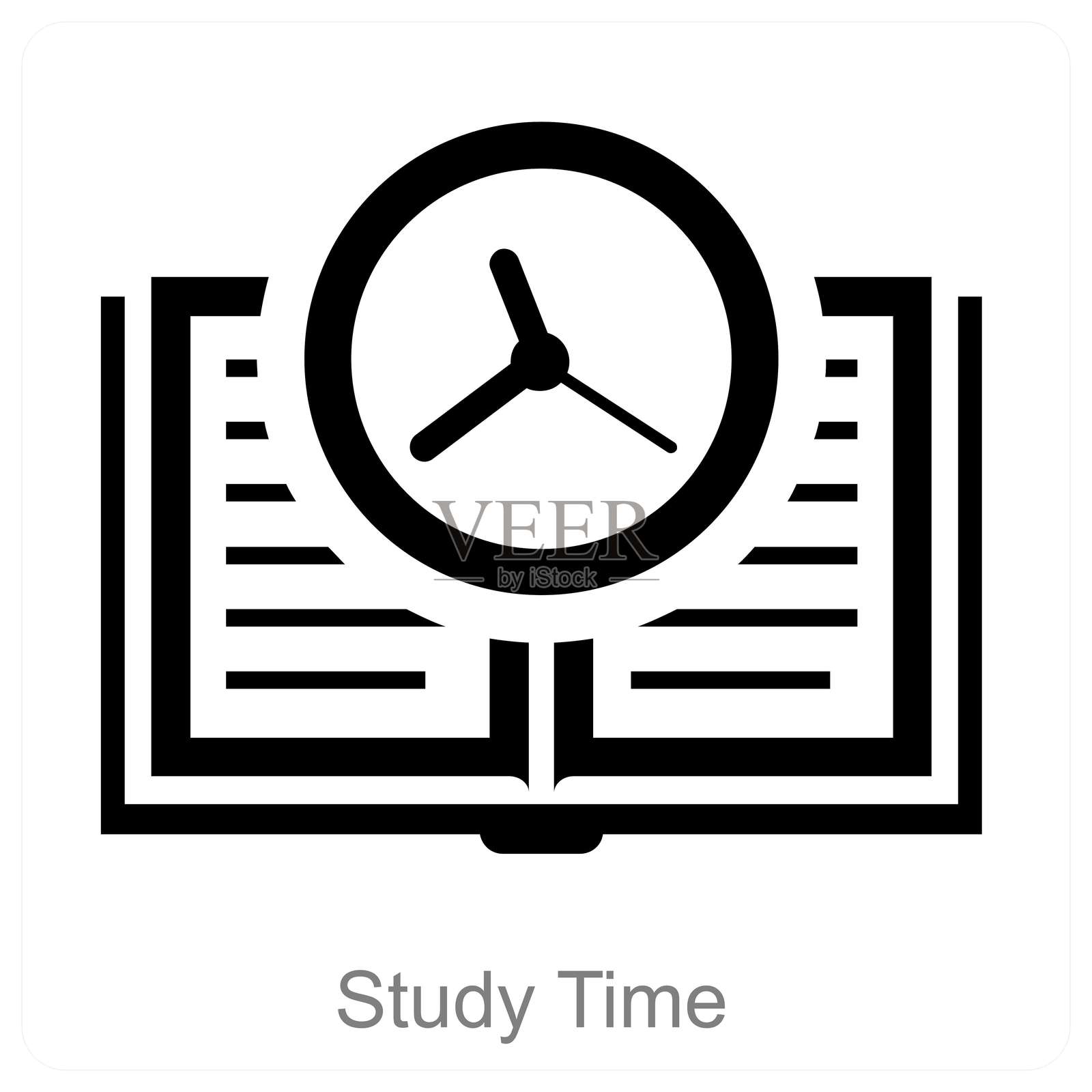 学习时间插画图片素材