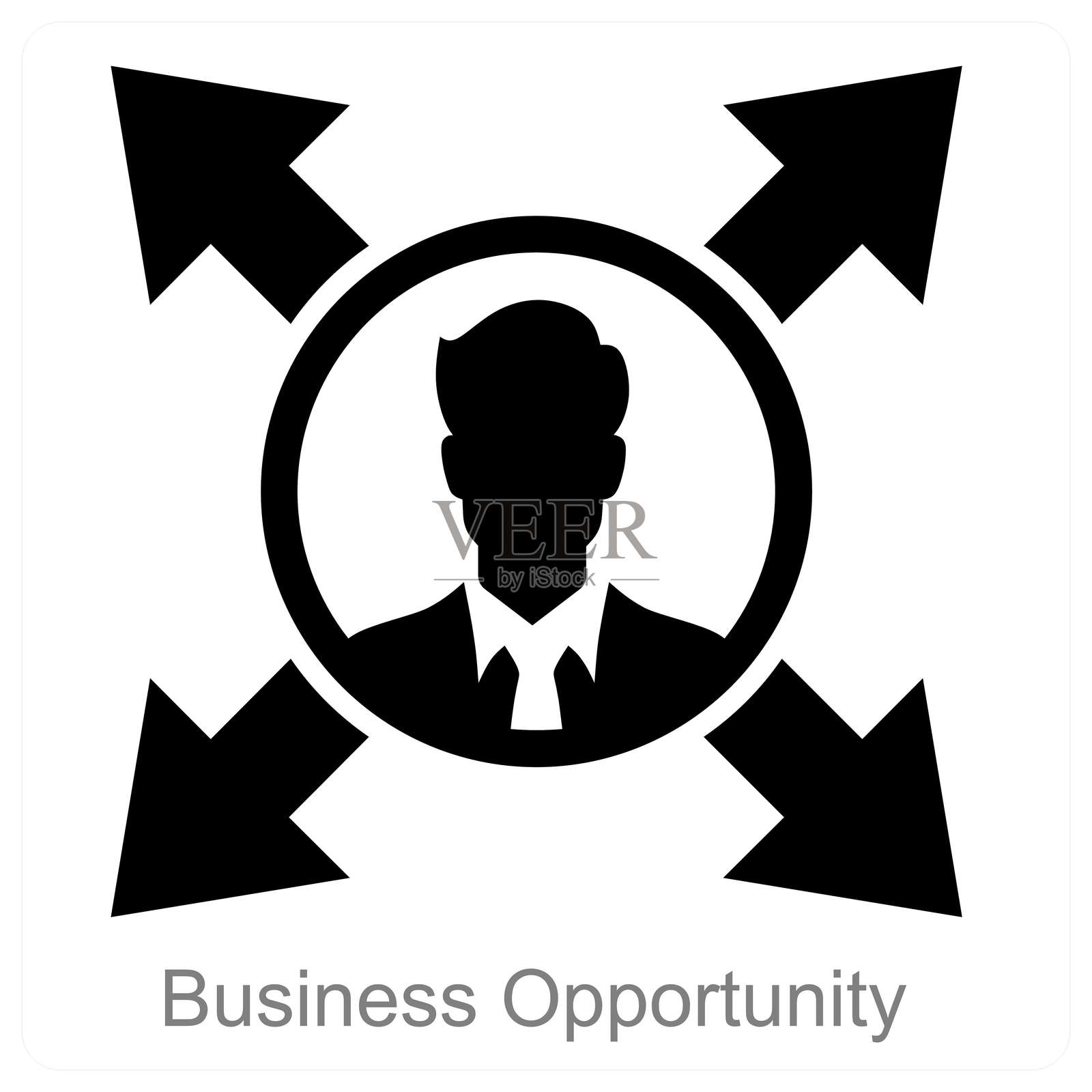 商业机会插画图片素材