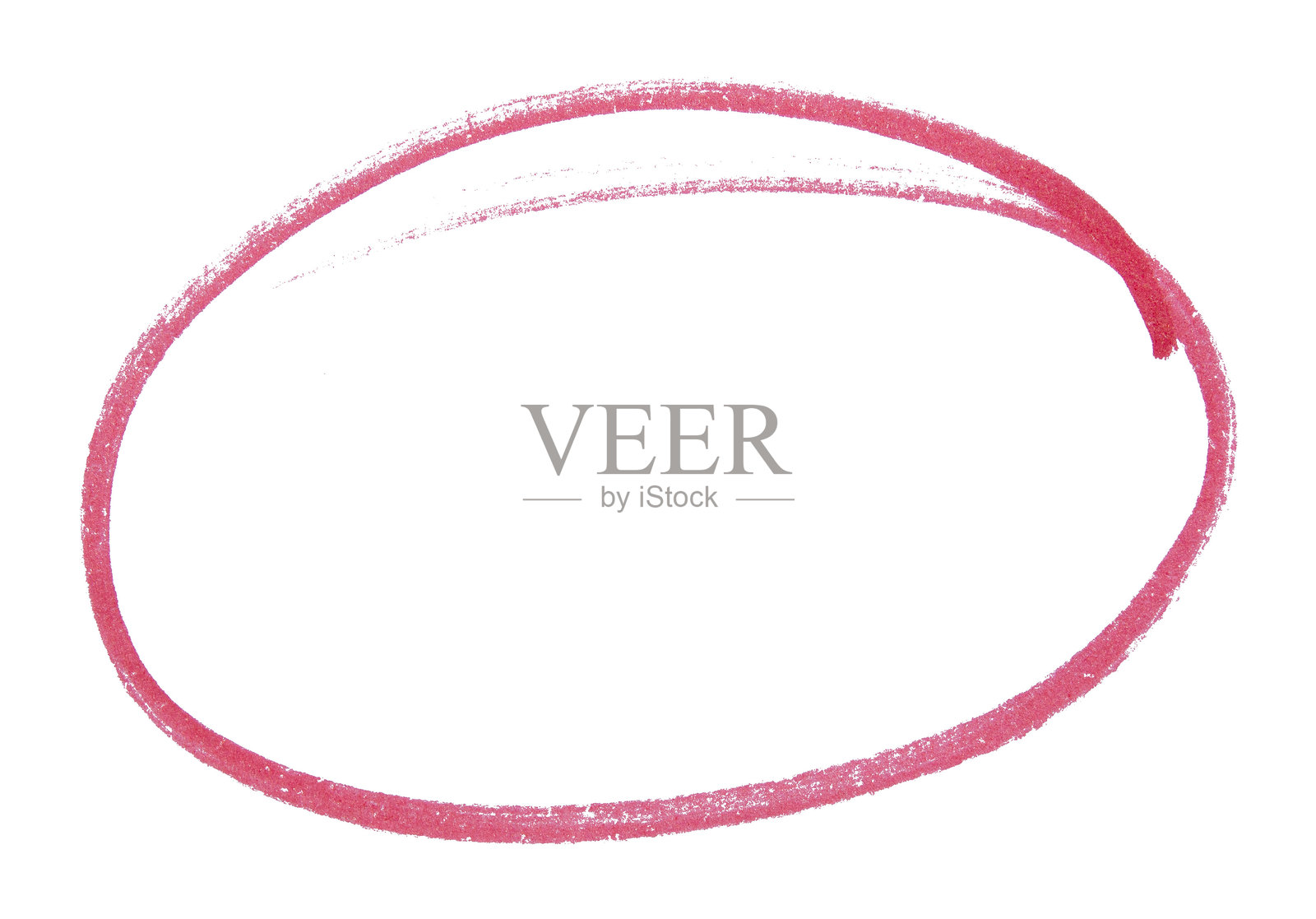 用红色马克笔画的圆形高光涂鸦照片摄影图片