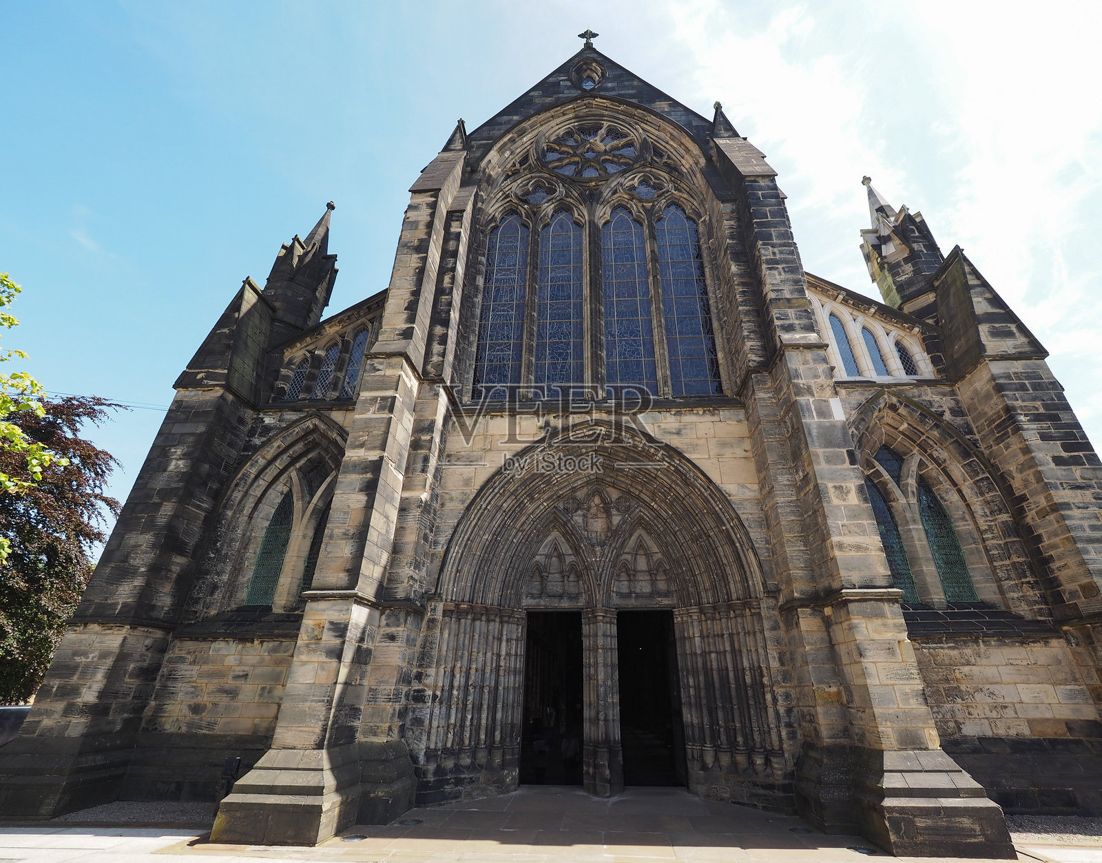 格拉斯哥大教堂照片摄影图片