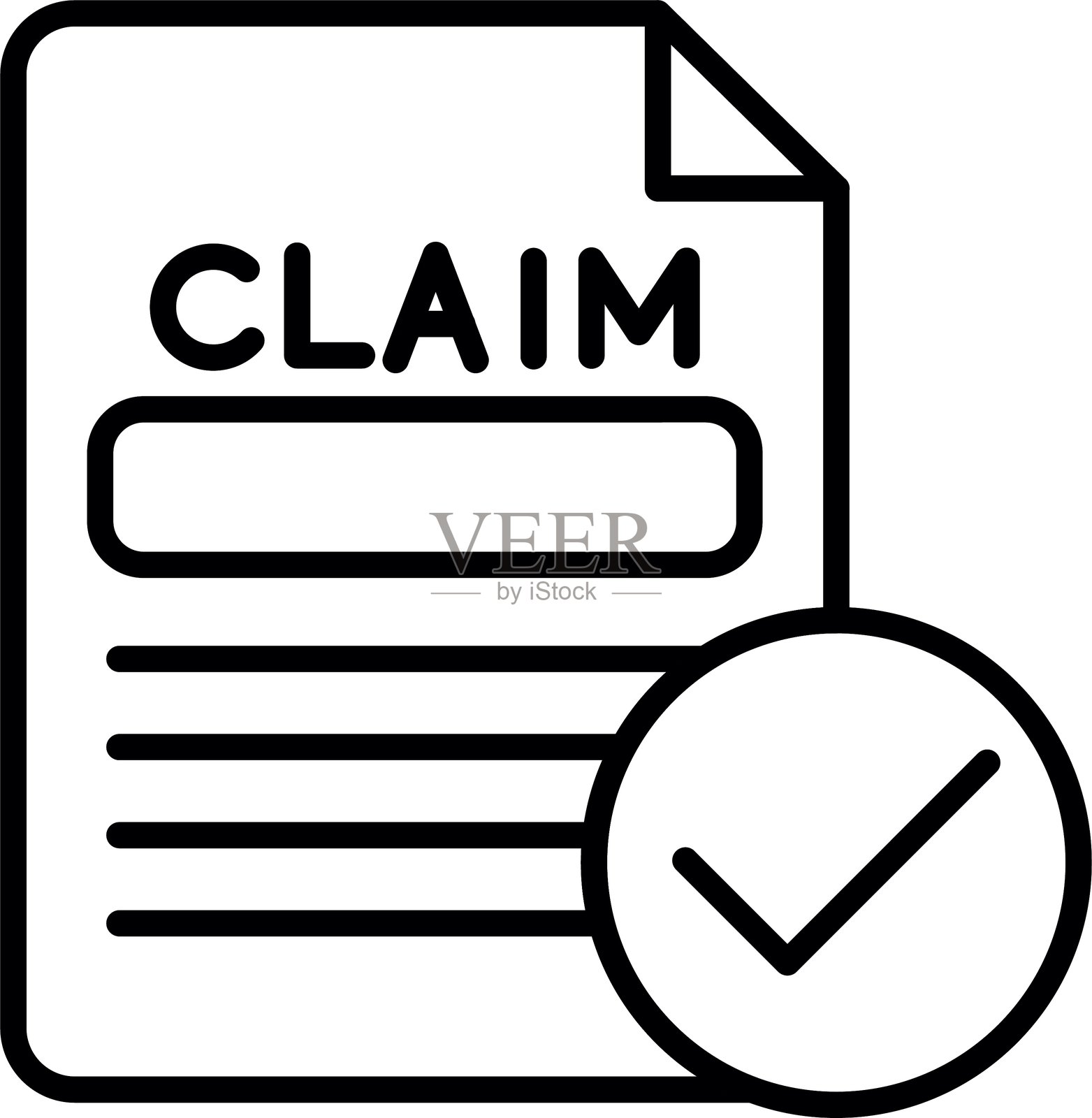 索赔状态图标矢量元素插画图片素材