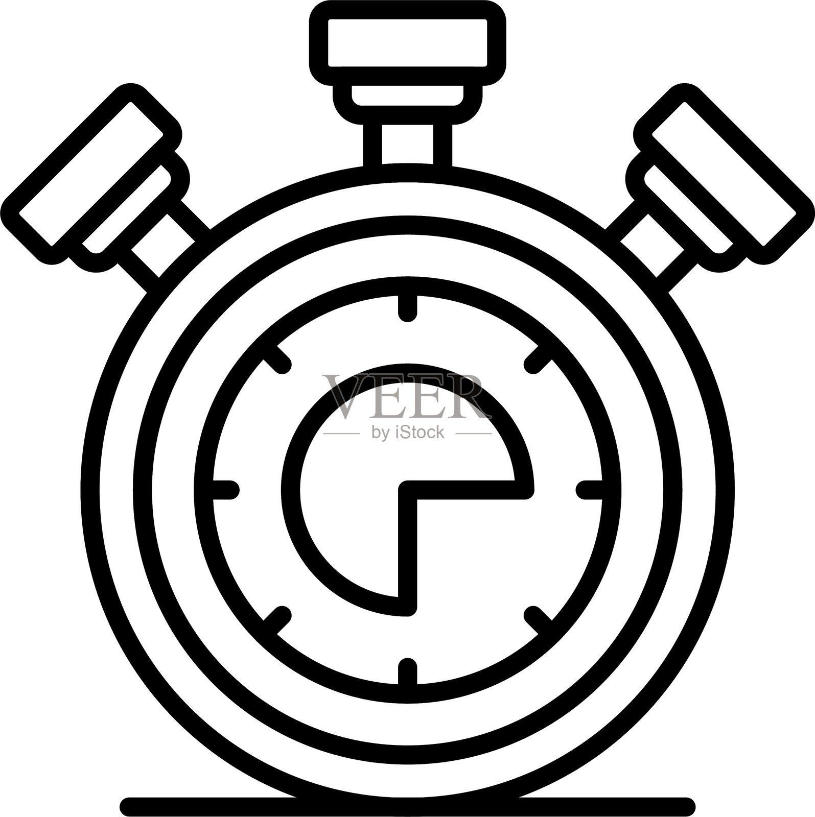 时钟图标矢量元素插画图片素材