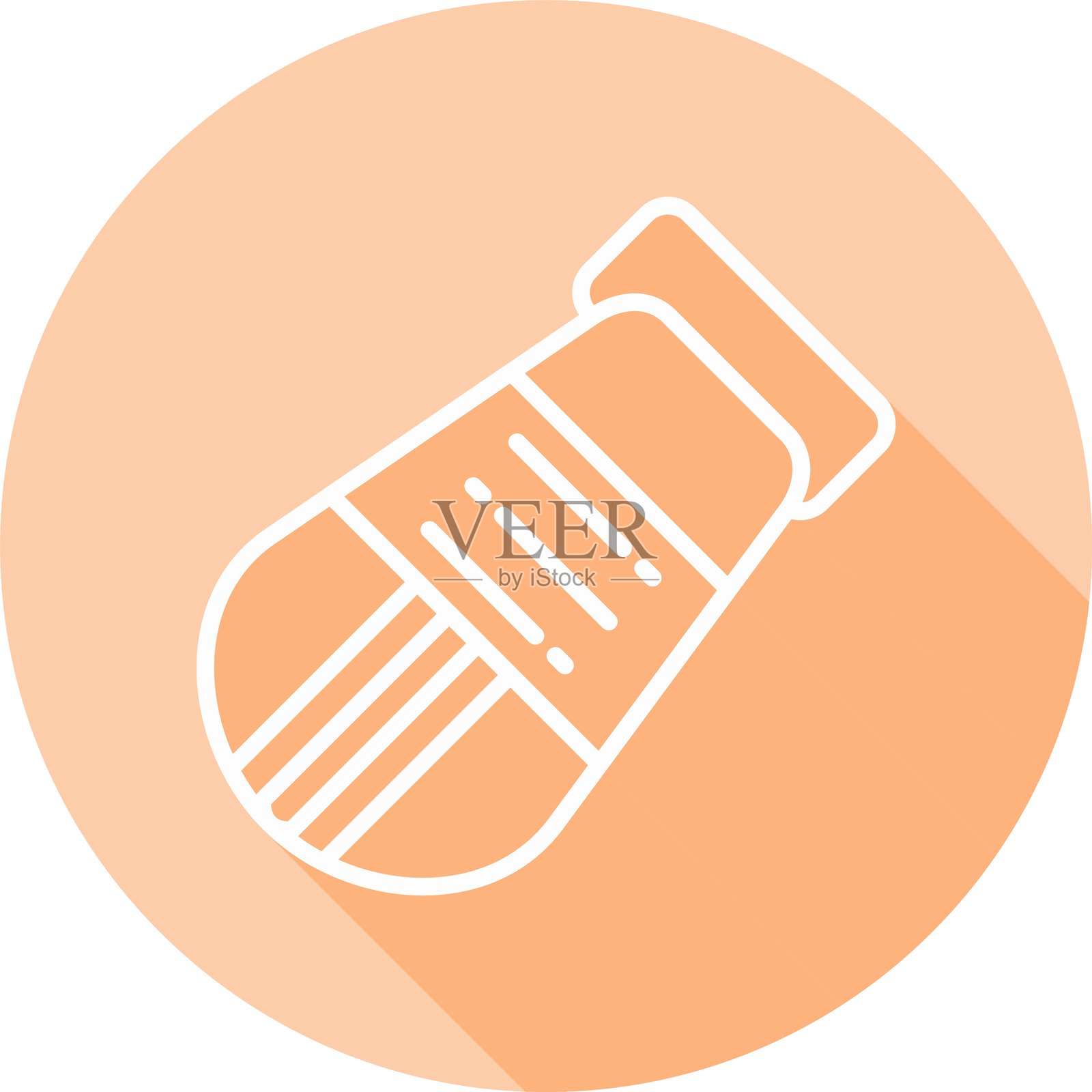 激光指示器新图标设计创意插画图片素材