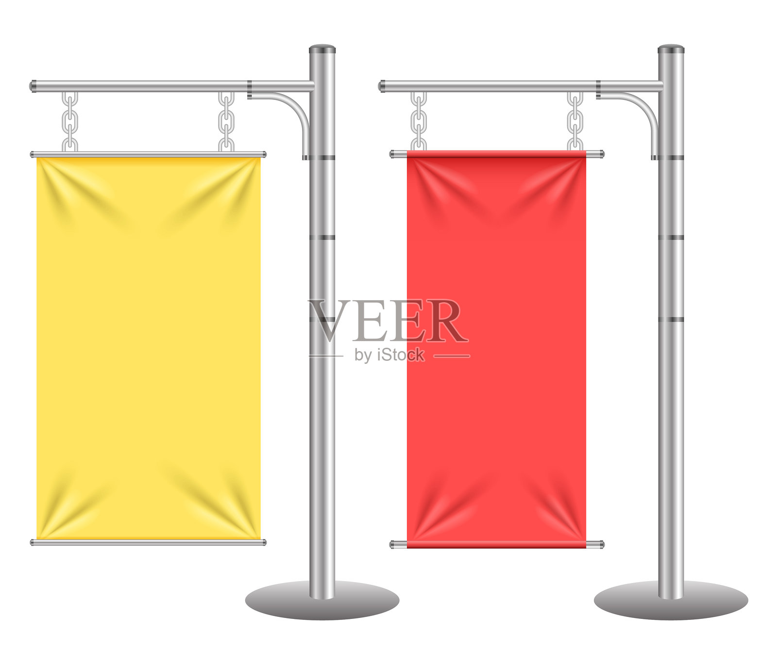 纺织品横幅矢量插图插画图片素材