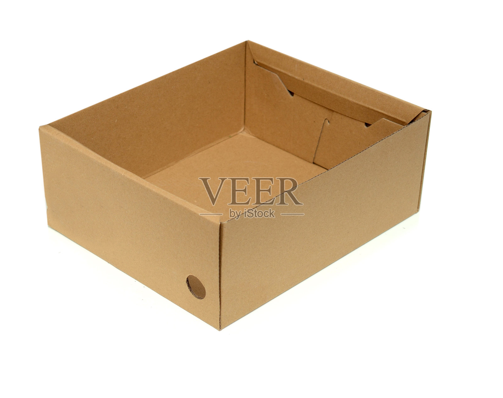 一个空的纸箱盒照片摄影图片