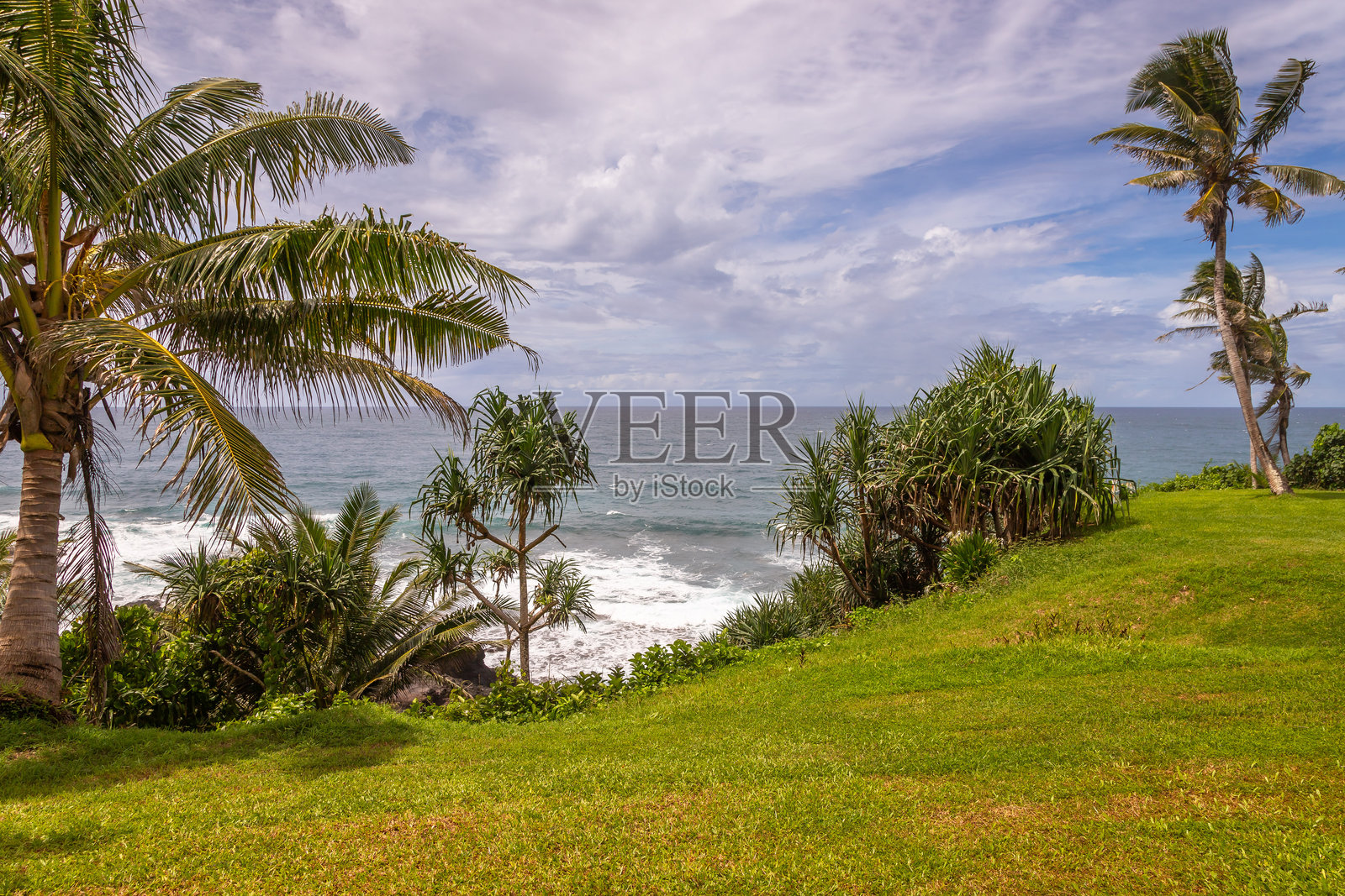 萨摩亚南海岸的惊人自然奇观照片摄影图片