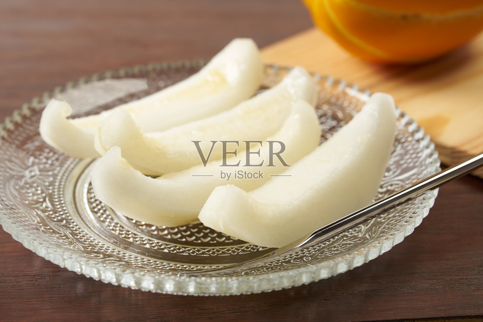 韩国夏季水果参梅(참외)的图片照片摄影图片