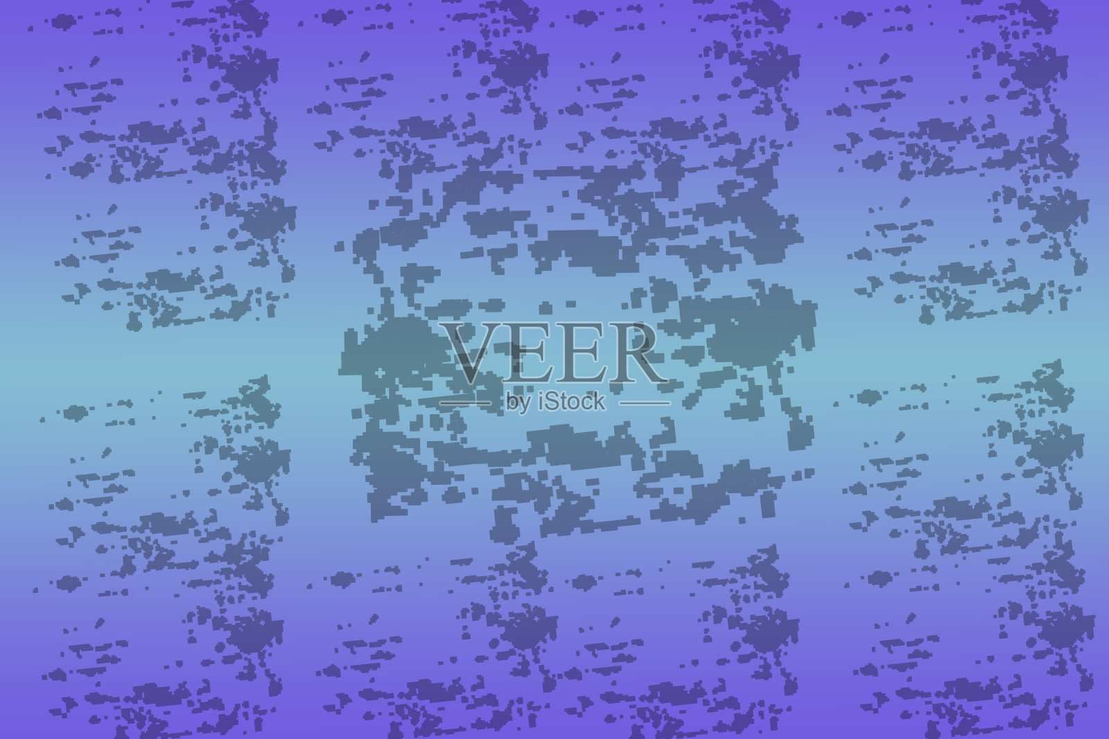 蓝色和淡紫色的径向渐变背景,带有褪色的油漆污渍。适用于项目的插图。纹理。照片摄影图片