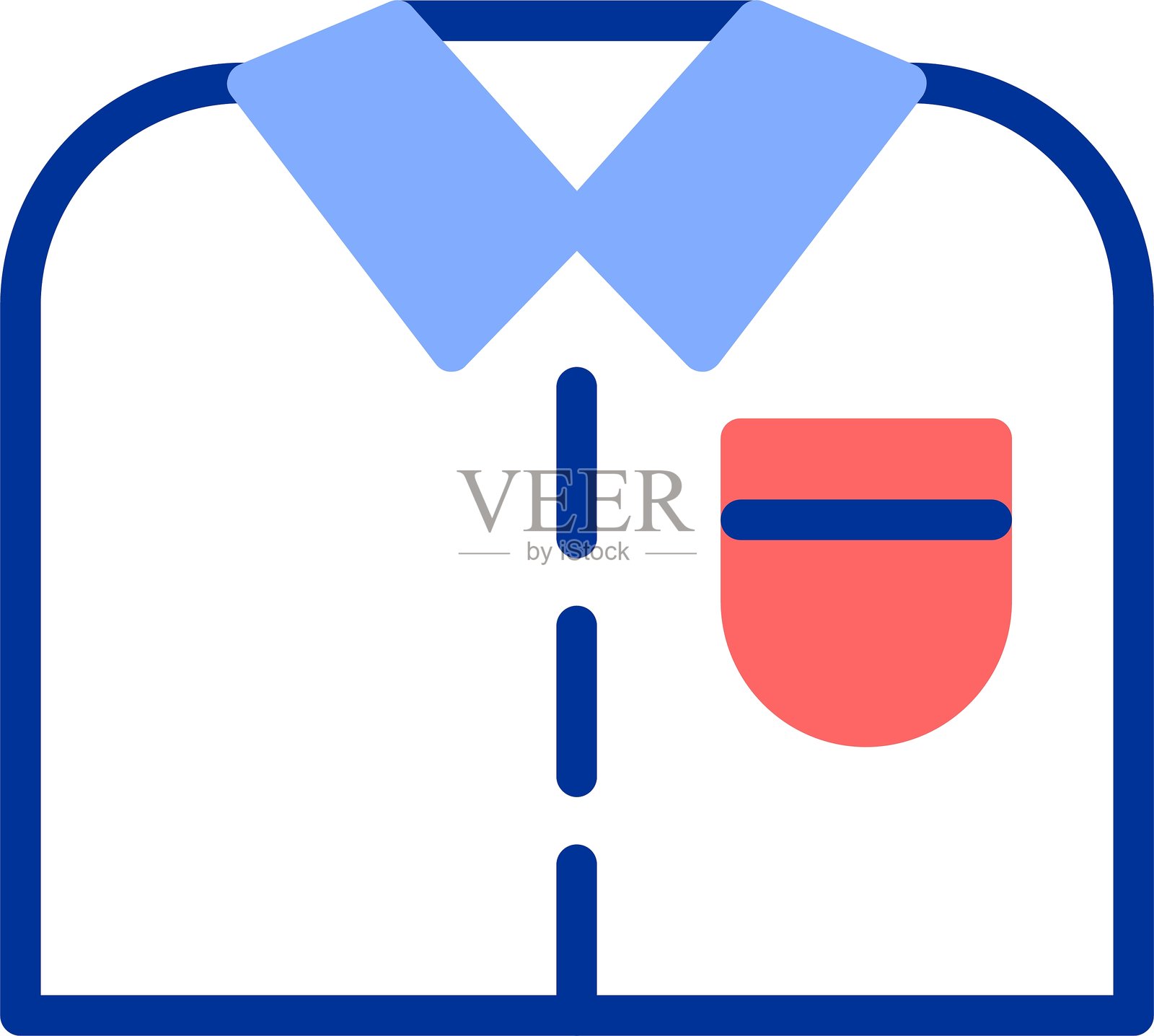 统一的颜色填充图标插画图片素材