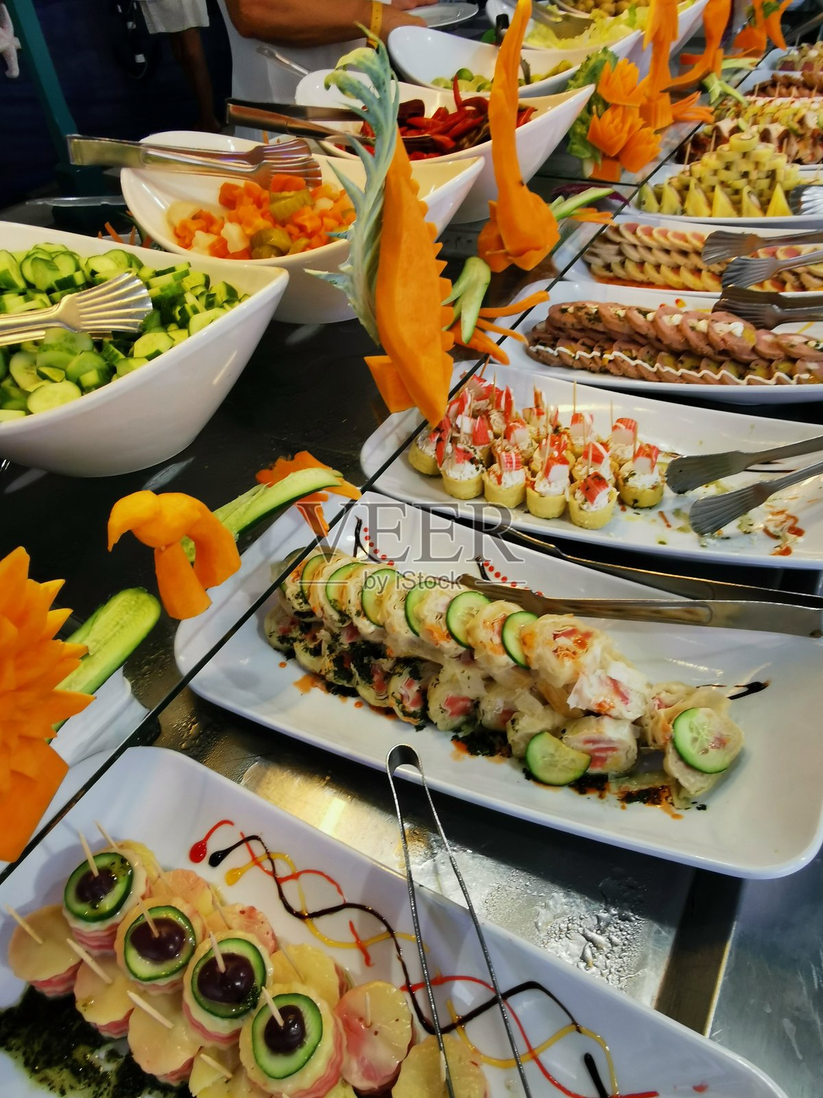 小型开胃菜照片摄影图片