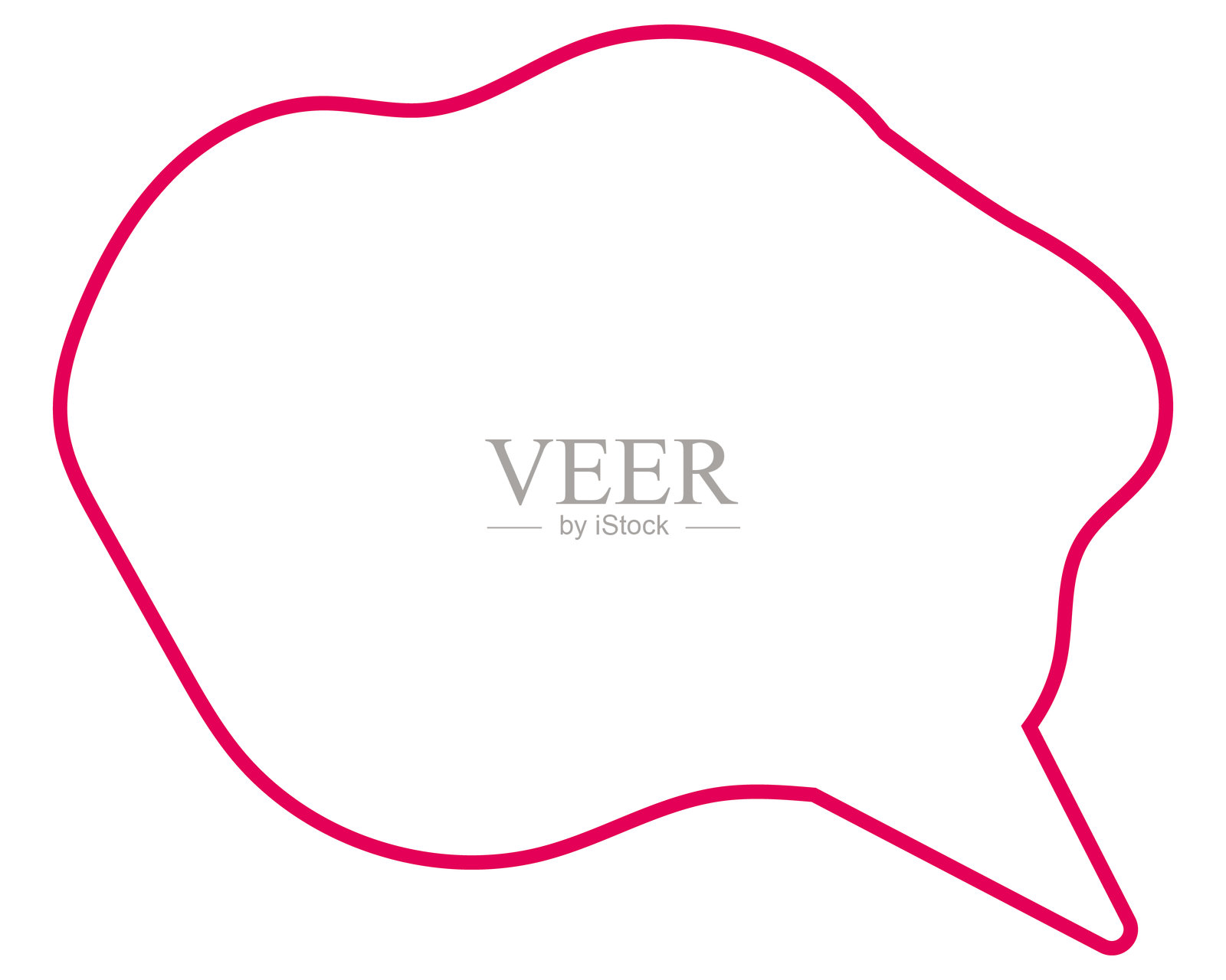 简单的气球柔和线条云朵形状插画图片素材