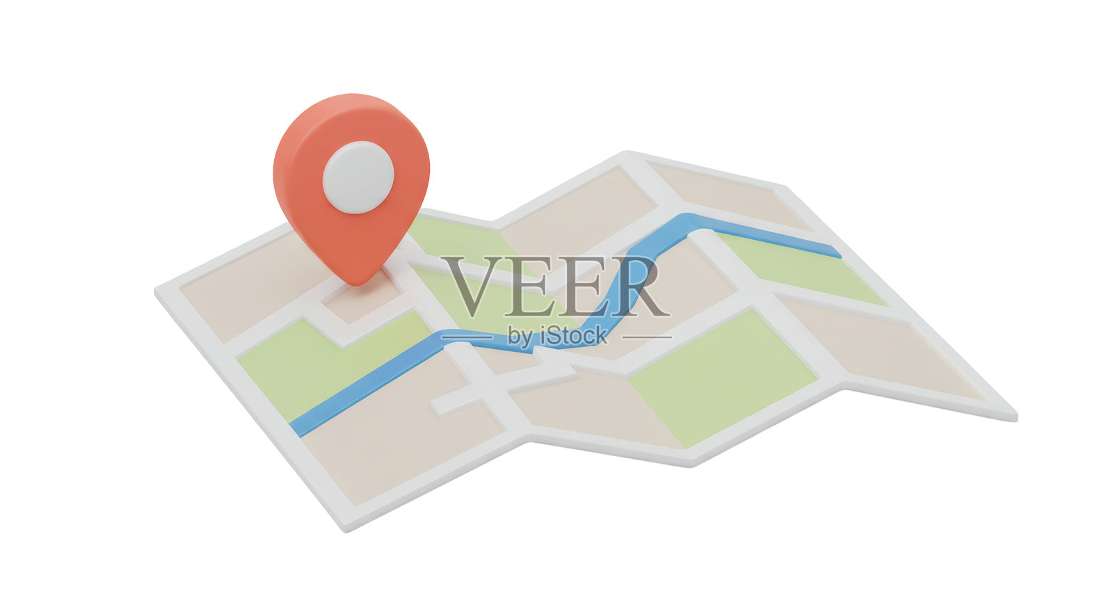 孤立的地图位置标记照片摄影图片