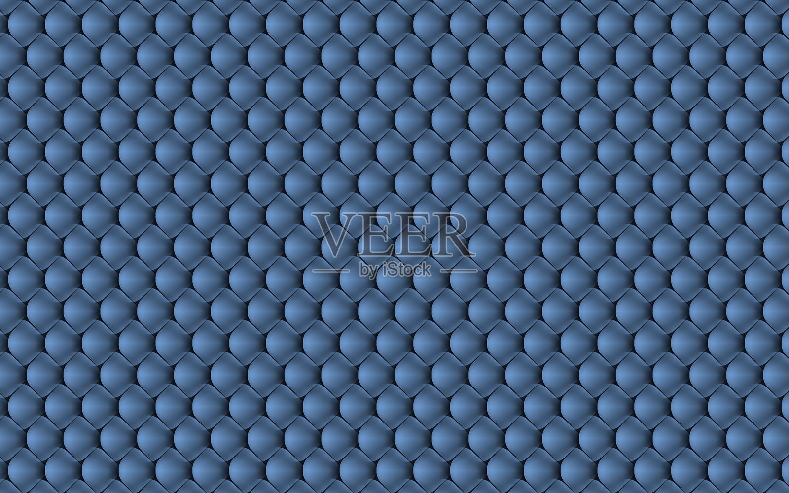 无缝蓝色几何图案,抽象的凸方块纹理,现代设计背景,重复的瓷砖图形照片摄影图片