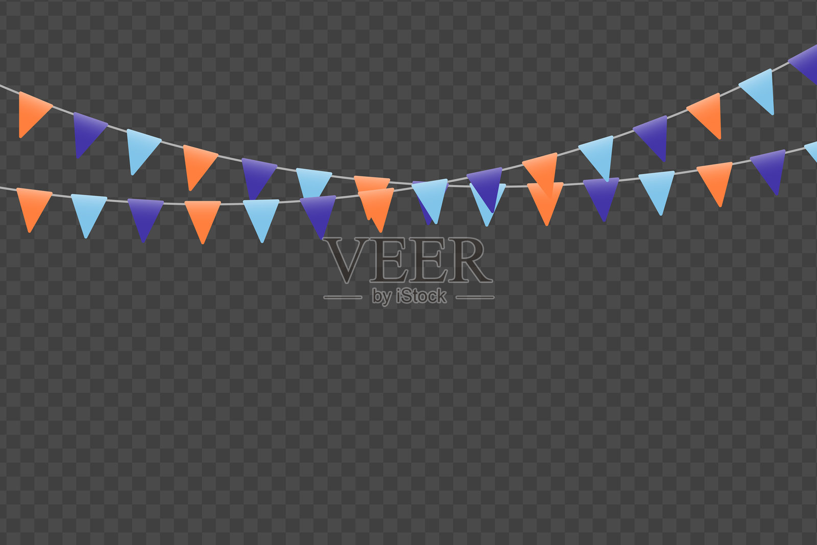 庆祝派对旗帜节背景设计插画图片素材