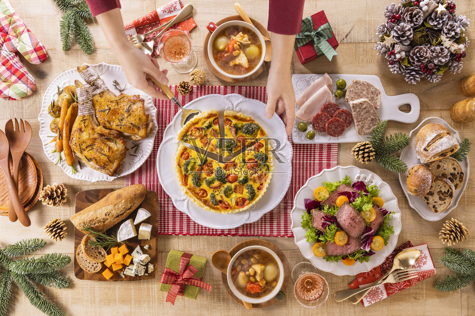 我们常用的餐桌/圣诞节照片摄影图片