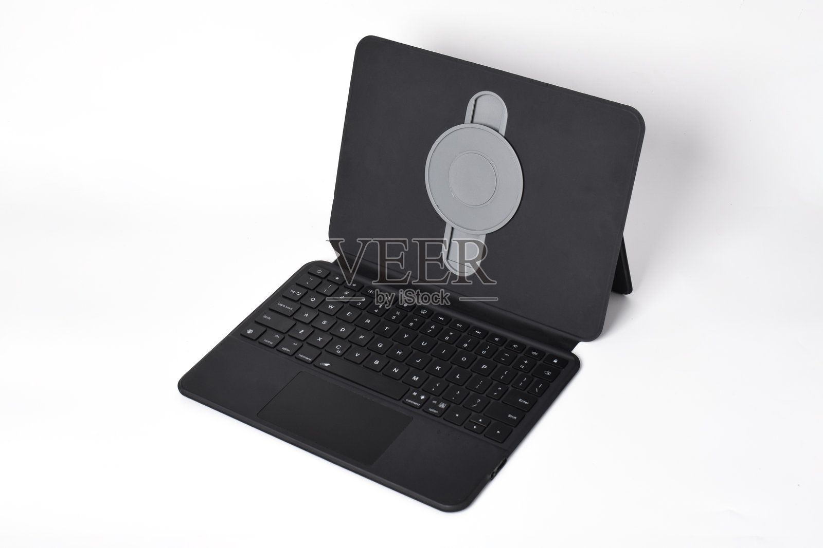 现代平板设备的键盘保护壳照片摄影图片