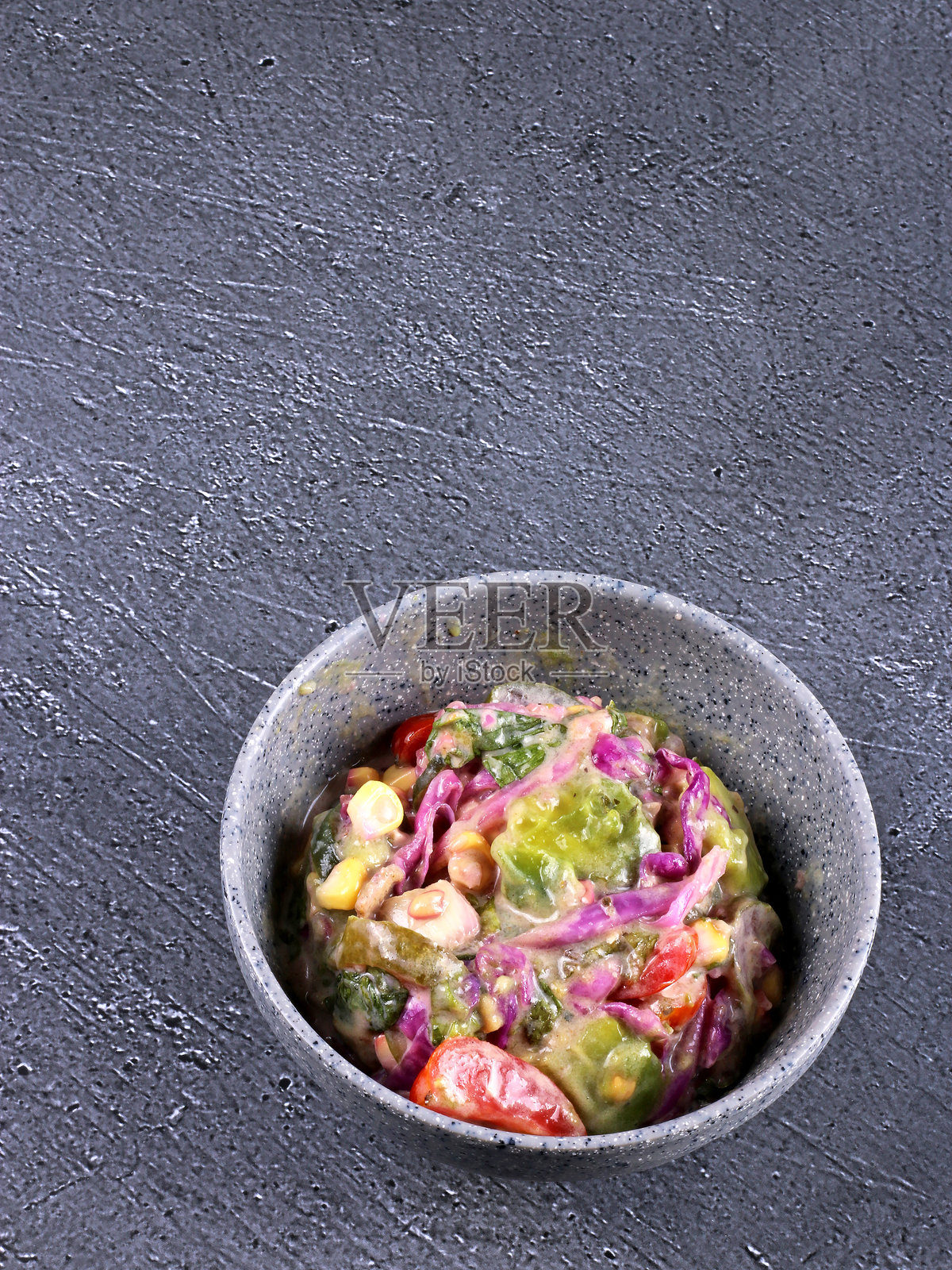 沙拉 纯素 排毒 季节性食材 健康 顶部 绿色背景 商业 土豆 调料 食物 脂肪照片摄影图片