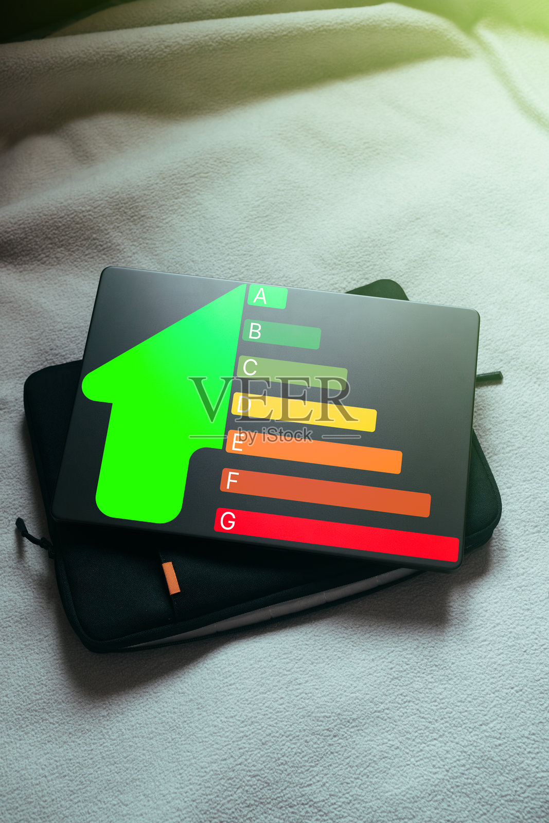 能源效率概念。照片摄影图片