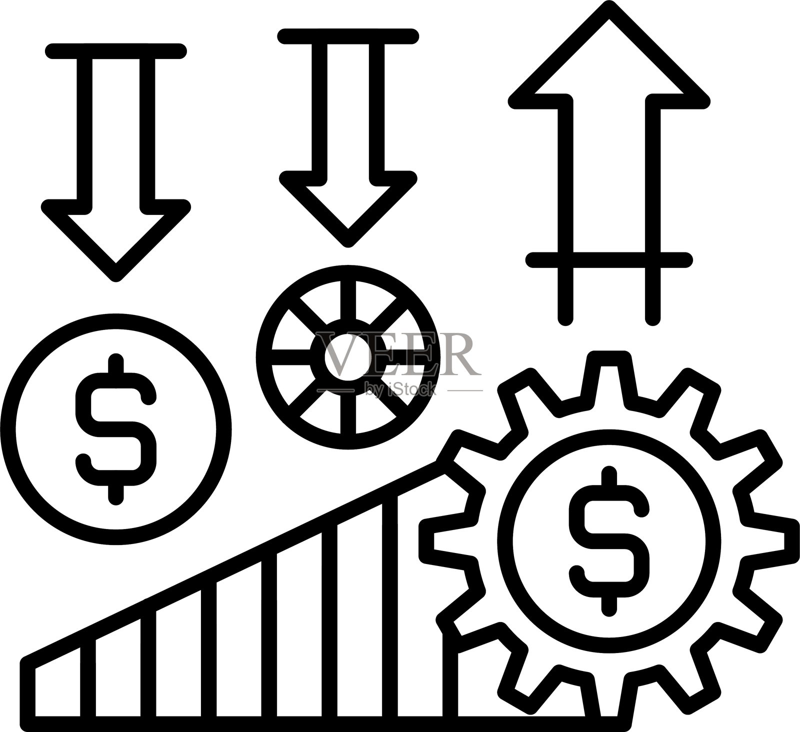 利用图标矢量元素插画图片素材