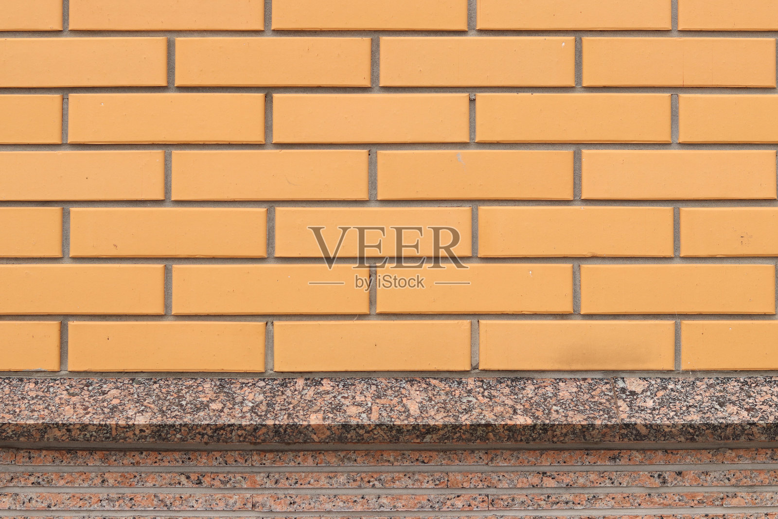 橙色砖墙背景照片摄影图片