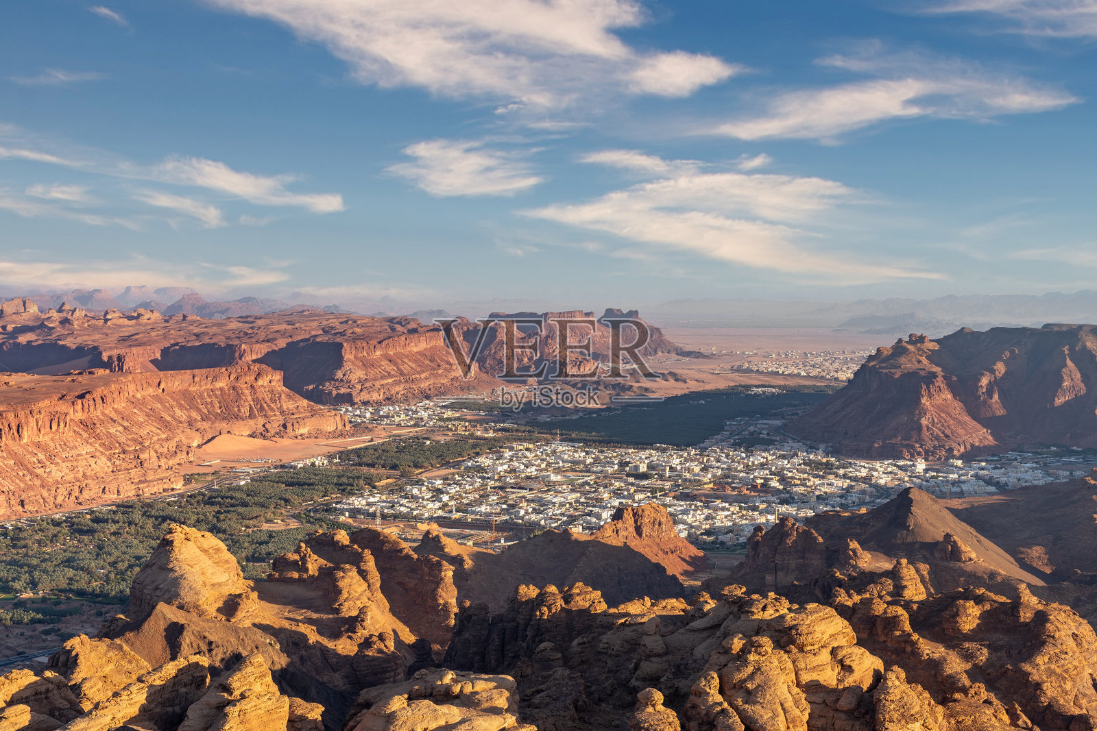 哈拉特观景点,位于沙特阿拉伯的阿乌拉照片摄影图片