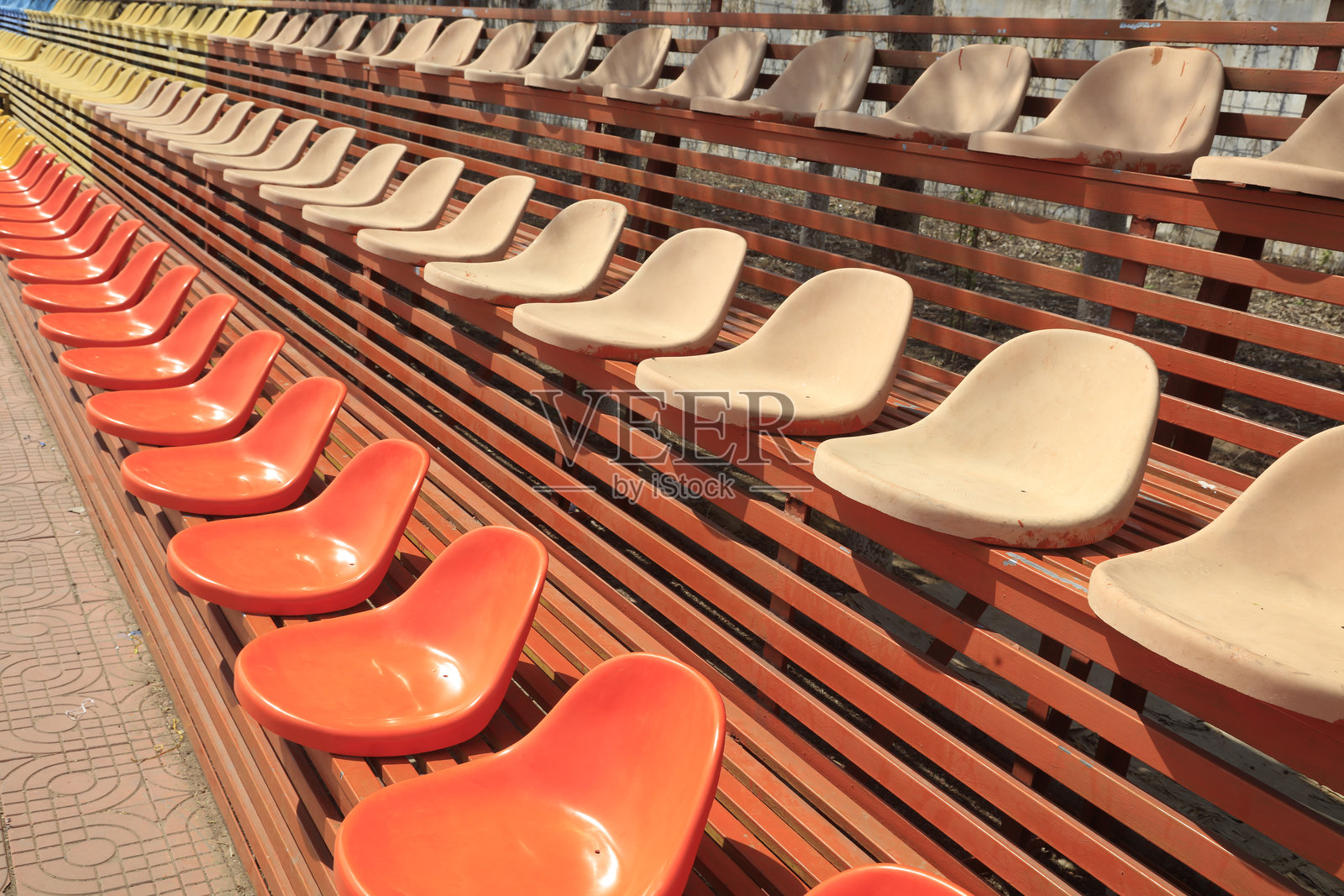 体育场看台座位照片摄影图片