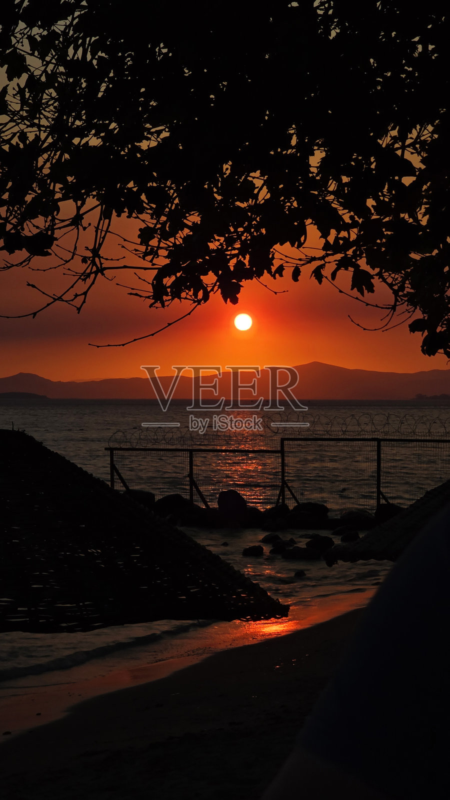 日落照片摄影图片