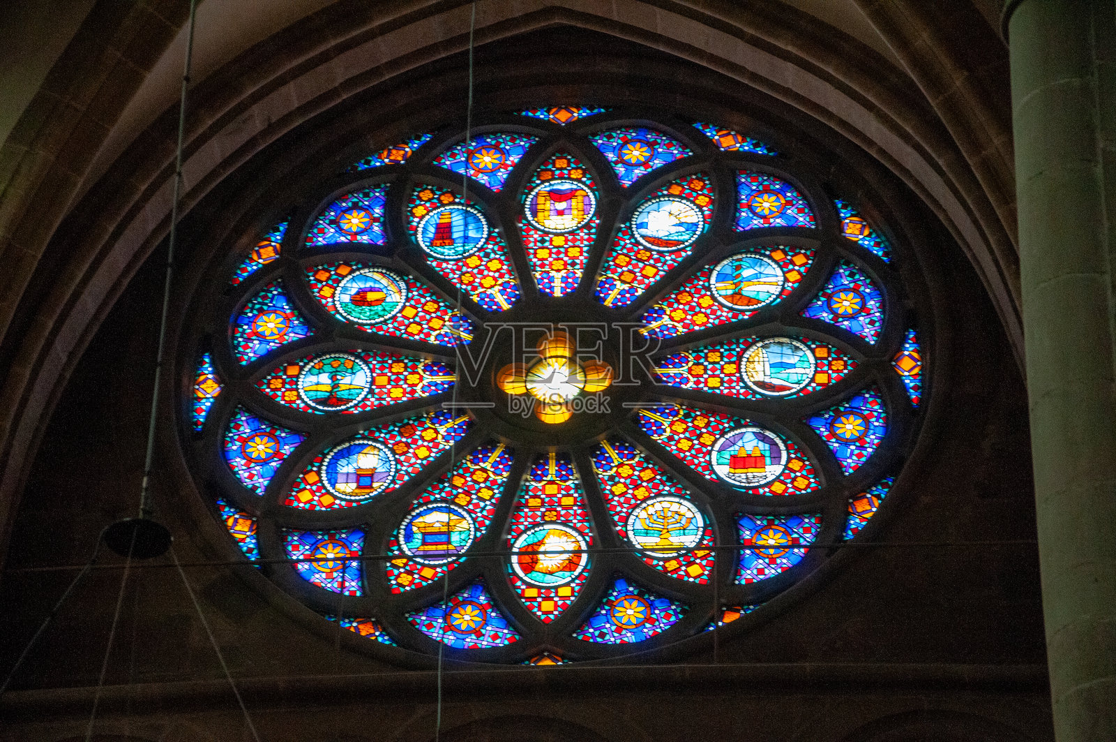 瑞士日内瓦的圣皮埃尔大教堂照片摄影图片