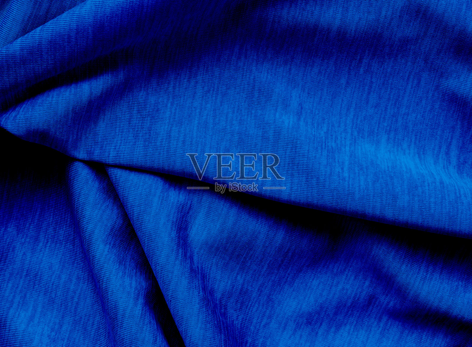 蓝色布料照片摄影图片