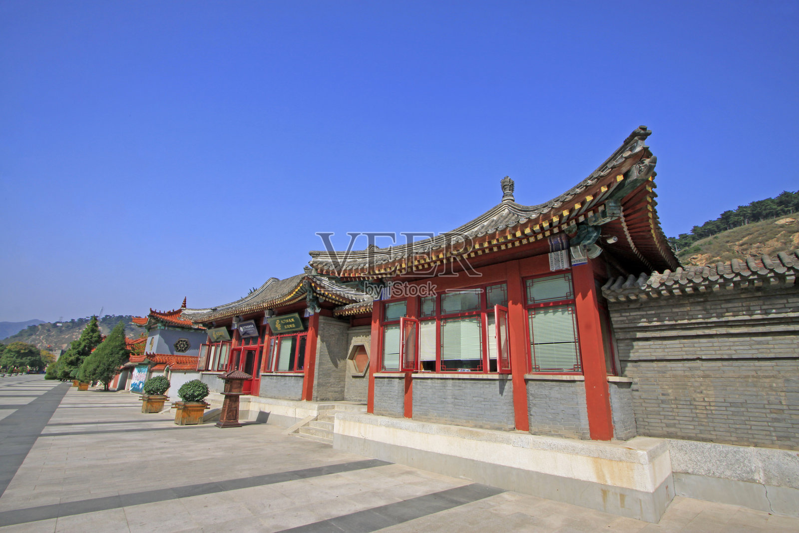 古代中国园林建筑照片摄影图片