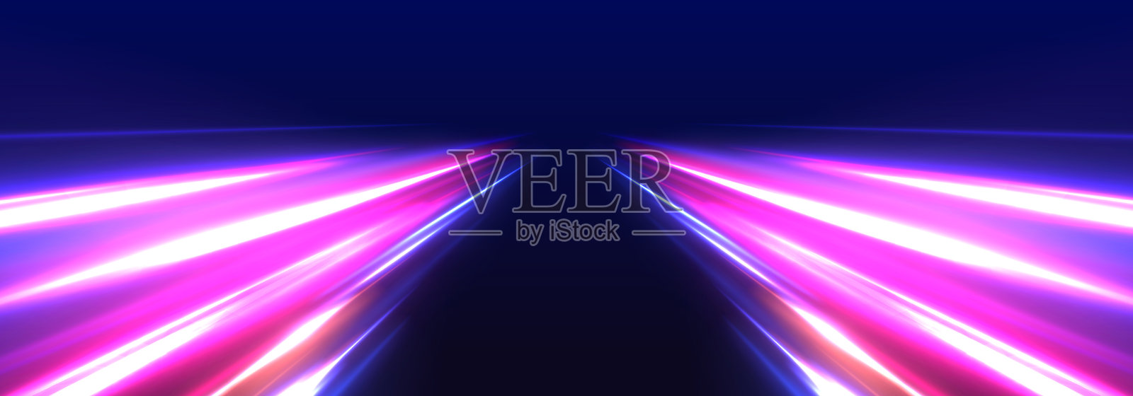 水平速度线连接矢量插画图片素材