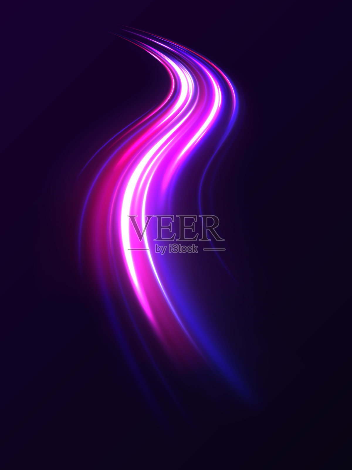 粒子运动光效插画图片素材