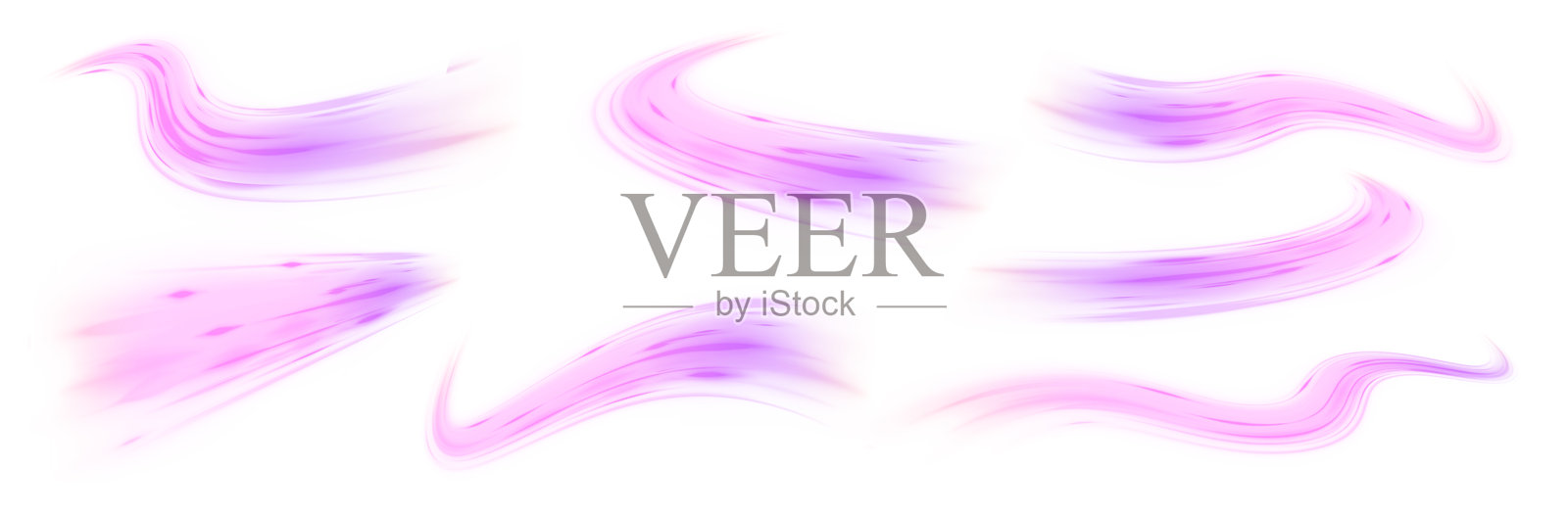 一个多彩的动态背景插画图片素材