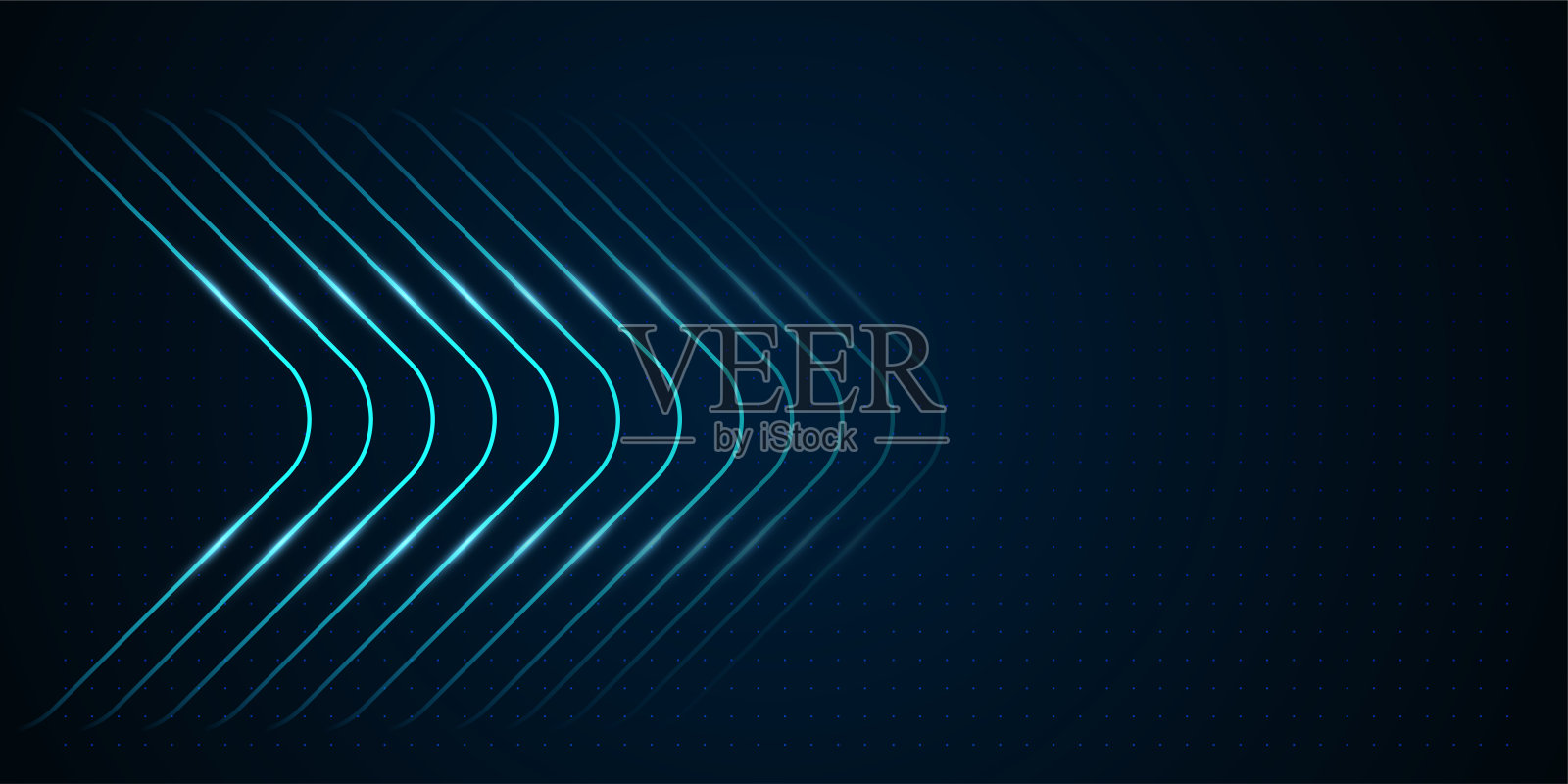 分层箭头设计营造出运动、进步和未来方向的感觉。矢量插图插画图片素材