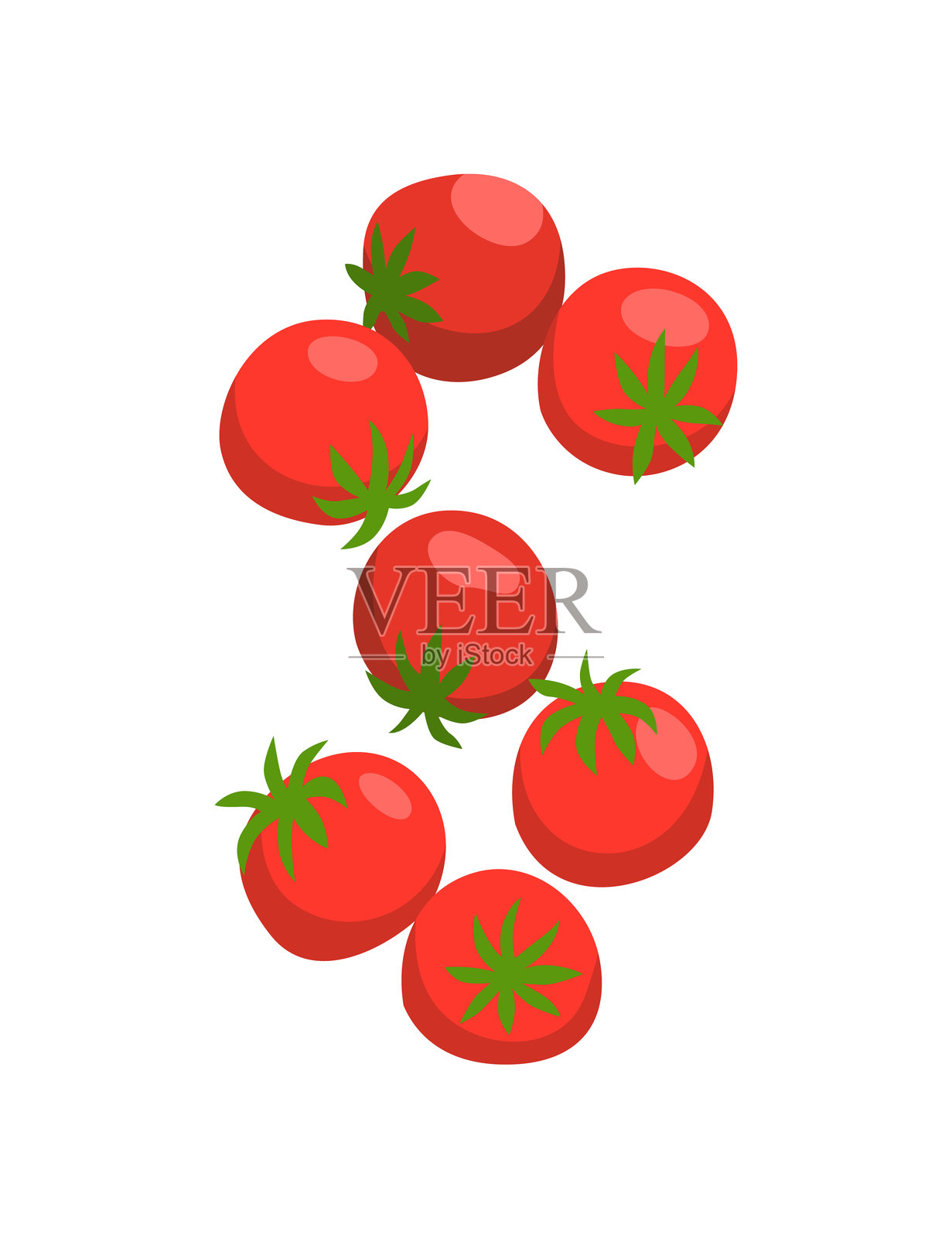 新鲜蔬菜制作的字母A,蔬菜字母设计,适用于书籍、菜单或商店的装饰概念,背景为白色,包含番茄。插画图片素材