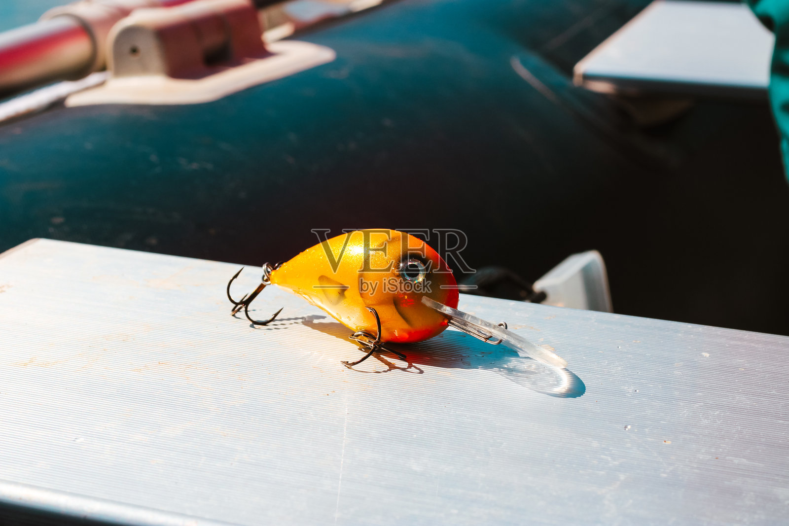 钓鱼饵的特写镜头照片摄影图片