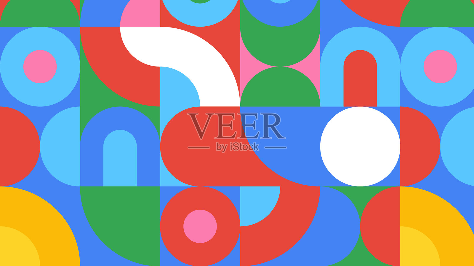 有趣的抽象方块背景插画图片素材